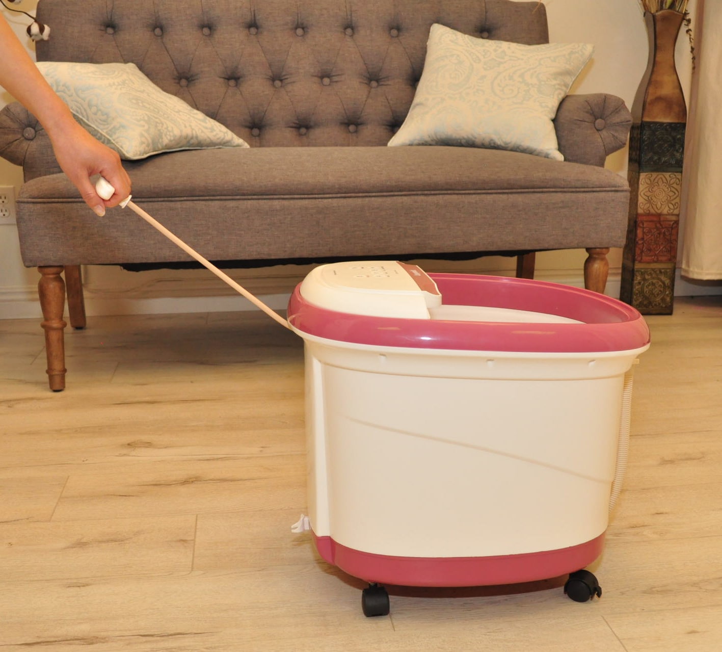 Masajeador de pies y piernas de hidromasaje Deluxe Carepeutic 3 velocidades baño de pies KH307P