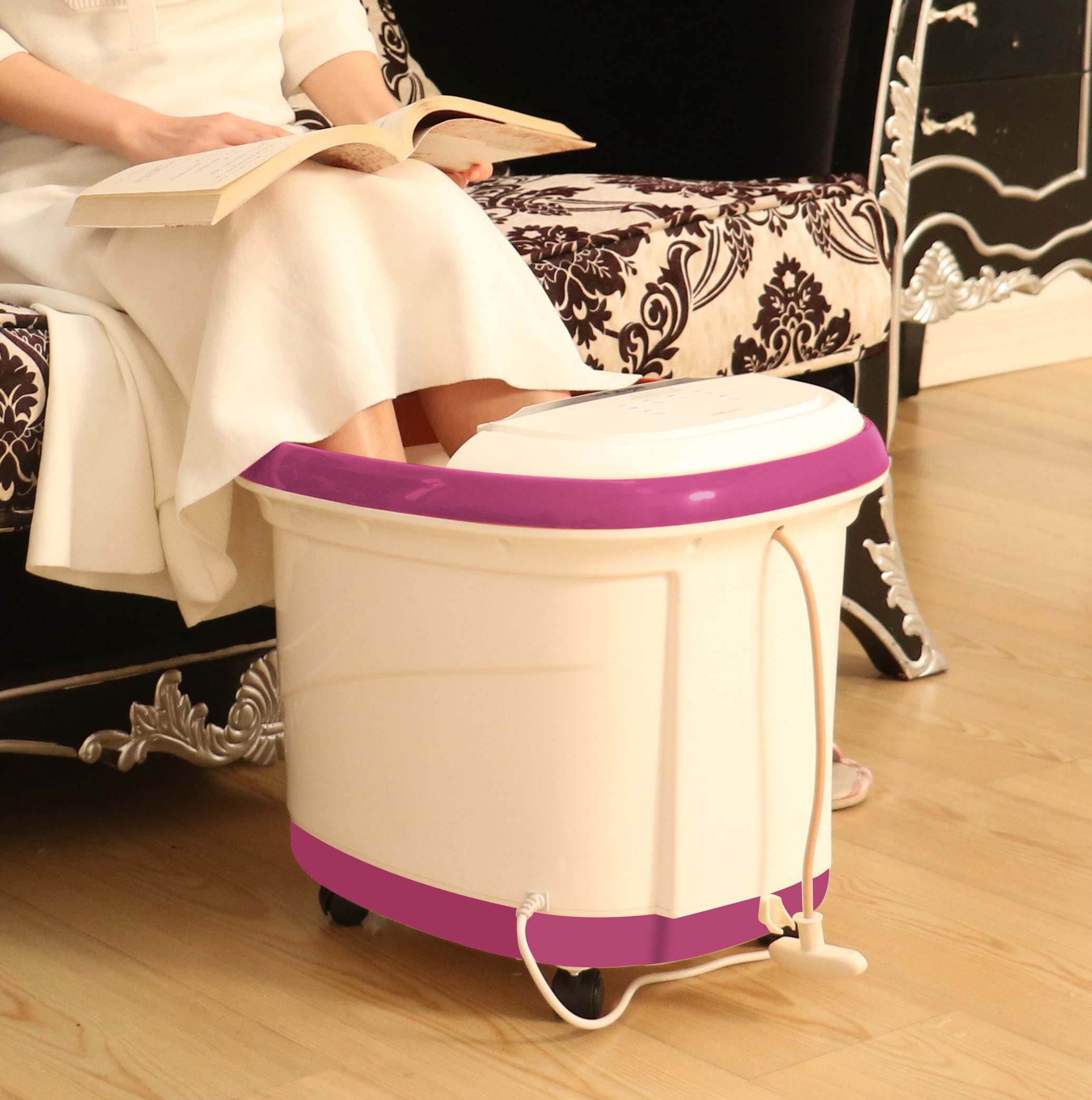 Masajeador de pies y piernas de hidromasaje Deluxe Carepeutic 3 velocidades baño de pies KH307P