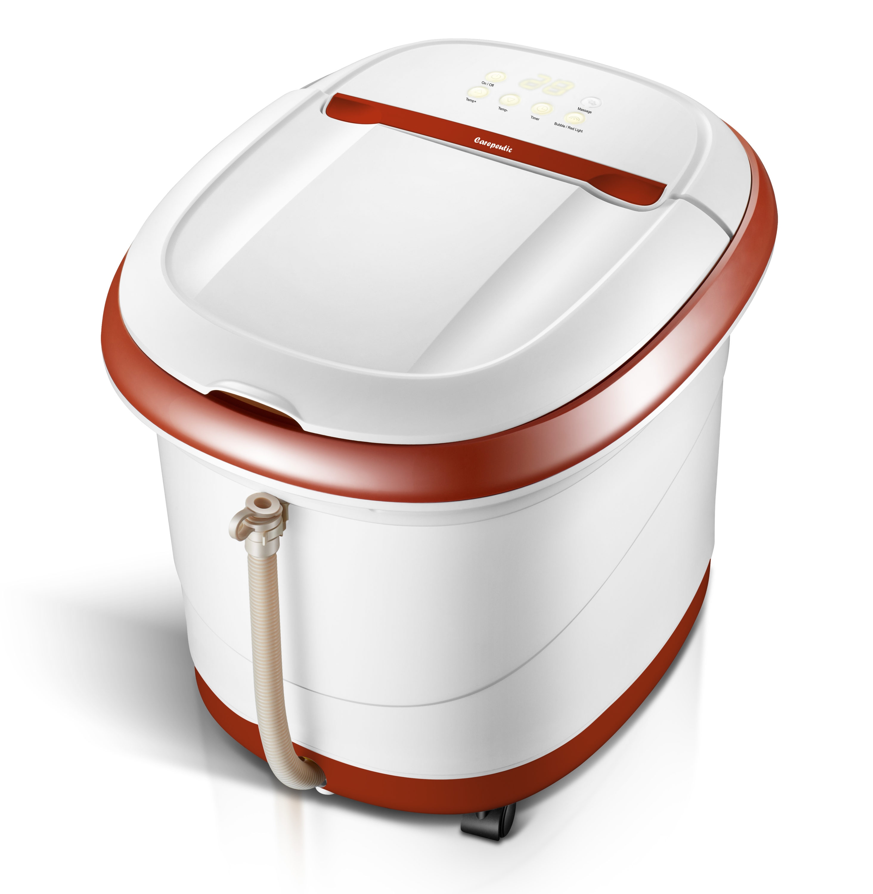 Masajeador de Spa para pies y piernas con chorros de agua de lujo Carepeutic 2 velocidades Baño de pies KH305B