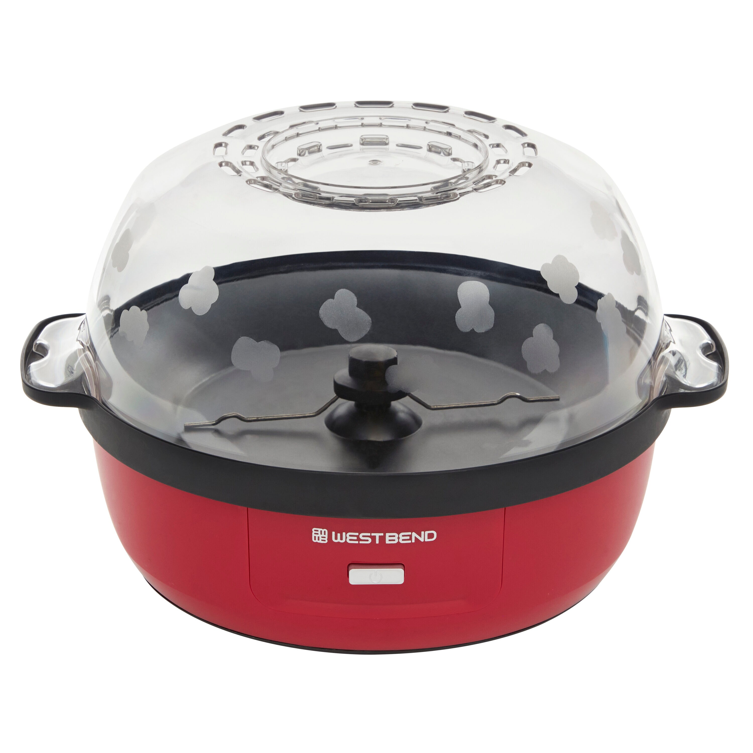 Máquina de palomitas de maíz de sobremesa roja con capacidad de 0.75 tazas West Bend PCWBSCRD13