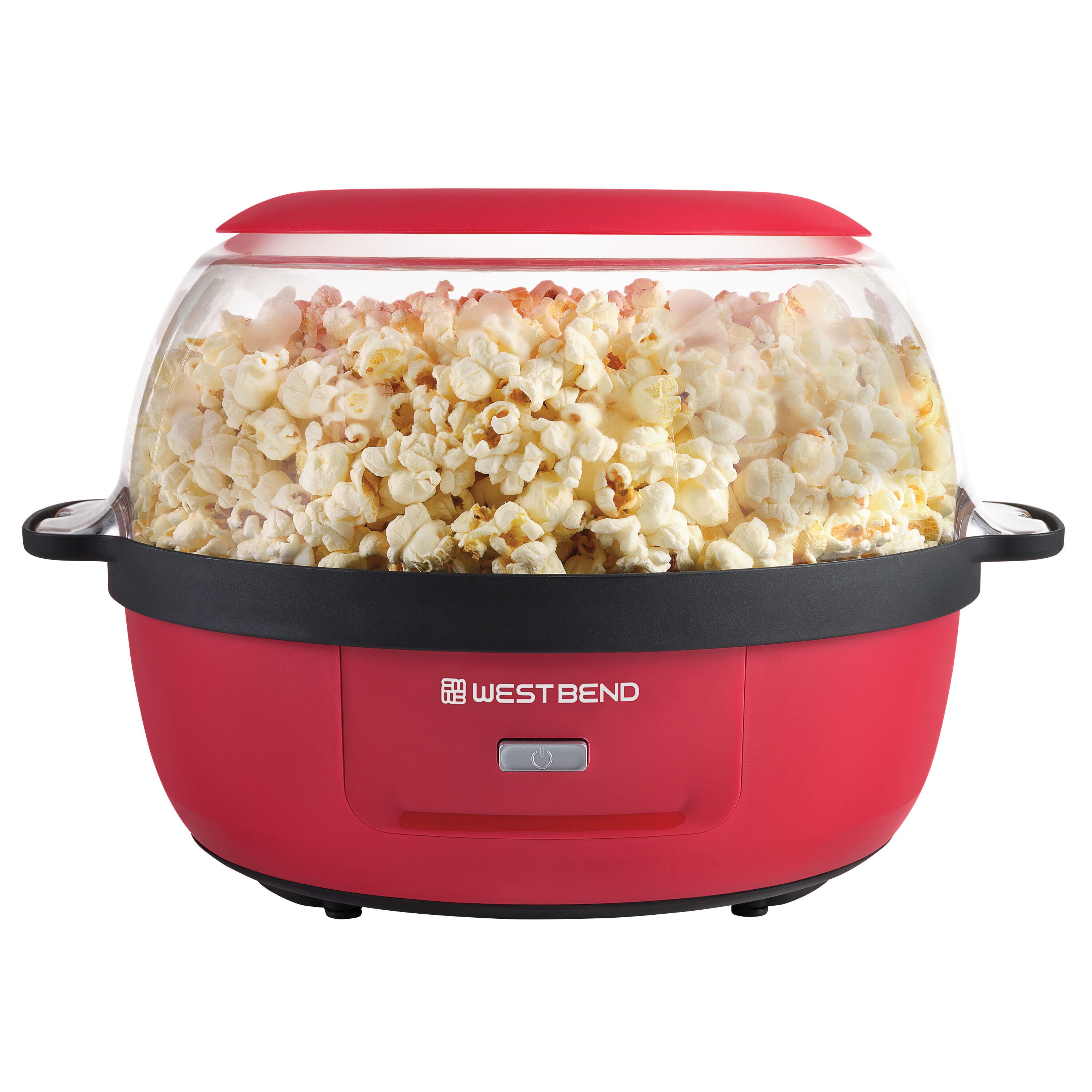 Máquina de palomitas de maíz de sobremesa roja con capacidad de 0.75 tazas West Bend PCWBSCRD13