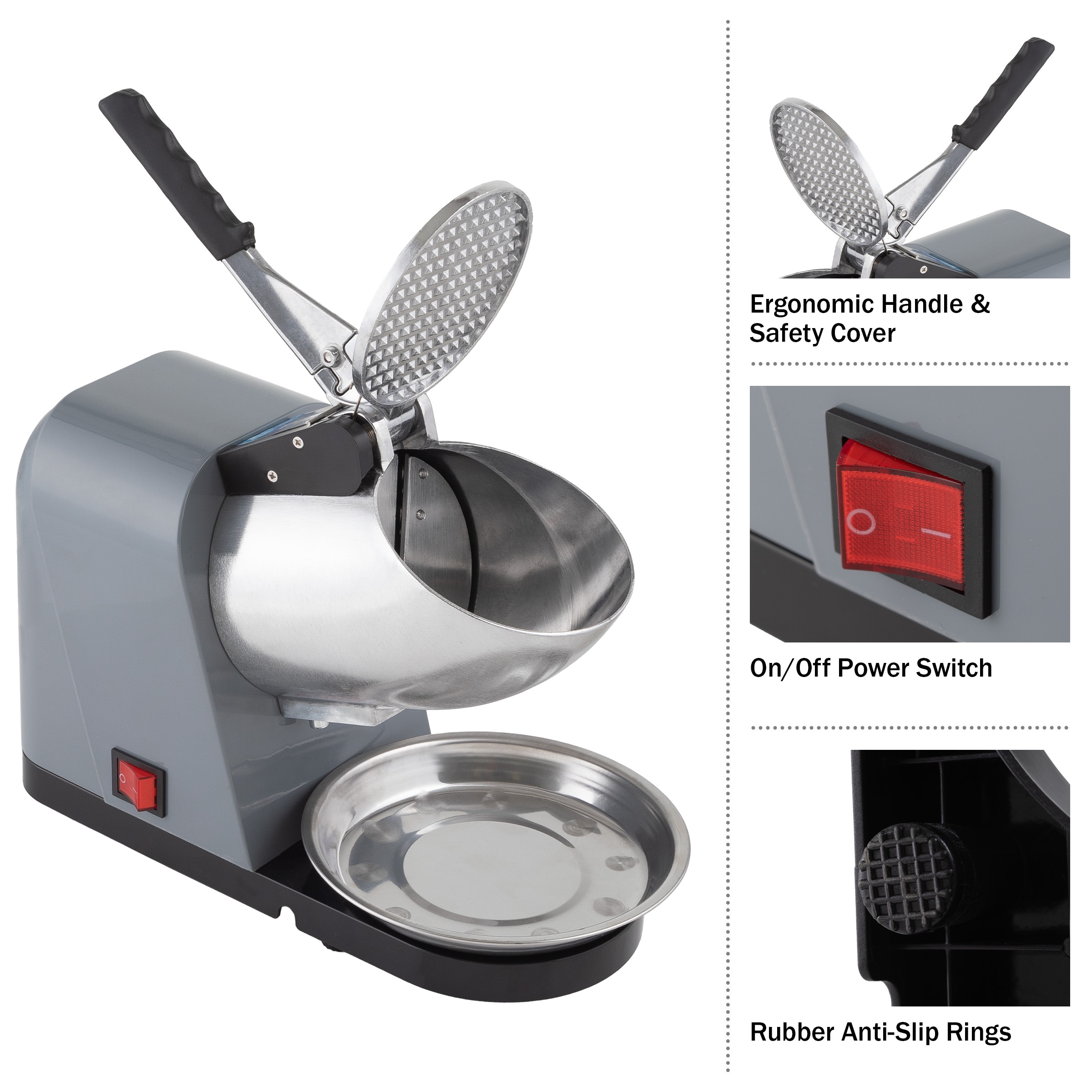 Fabricador de raspados Great Northern Popcorn (Gris) 83-DT6160