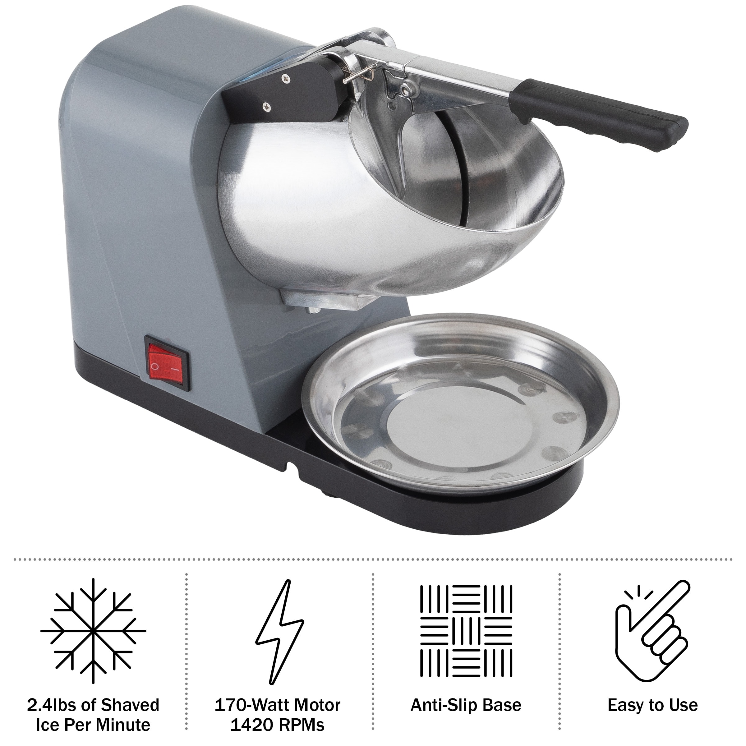 Fabricador de raspados Great Northern Popcorn (Gris) 83-DT6160