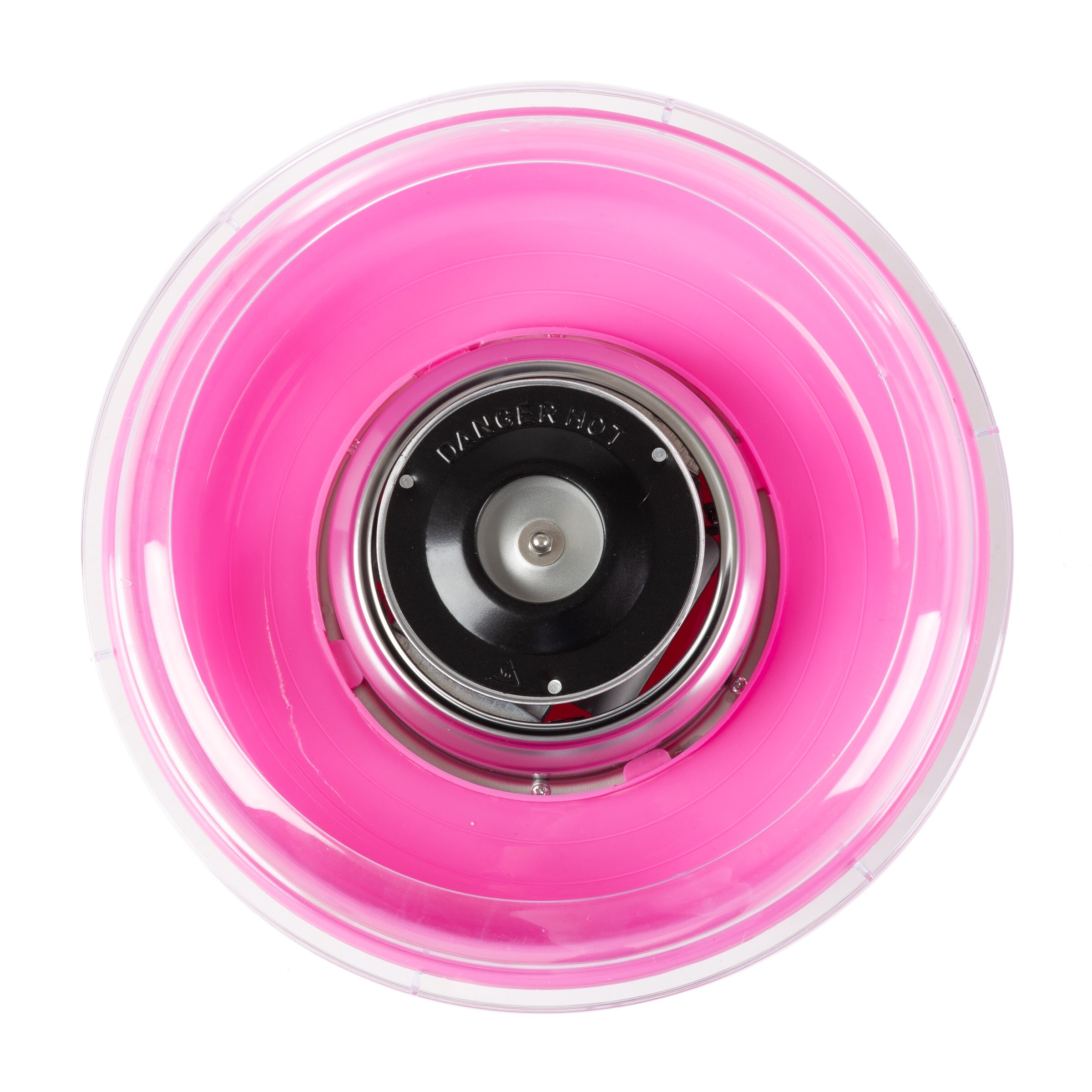 Máquina para hacer algodón de azúcar en rosa para colocar en la encimera (450 vatios) 83-DT6084.