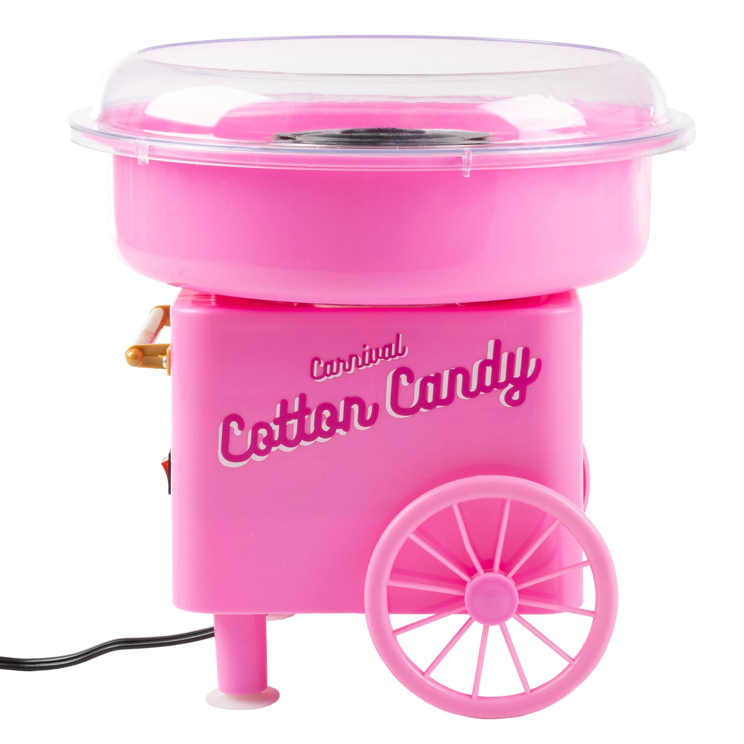 Máquina para hacer algodón de azúcar en rosa para colocar en la encimera (450 vatios) 83-DT6084.