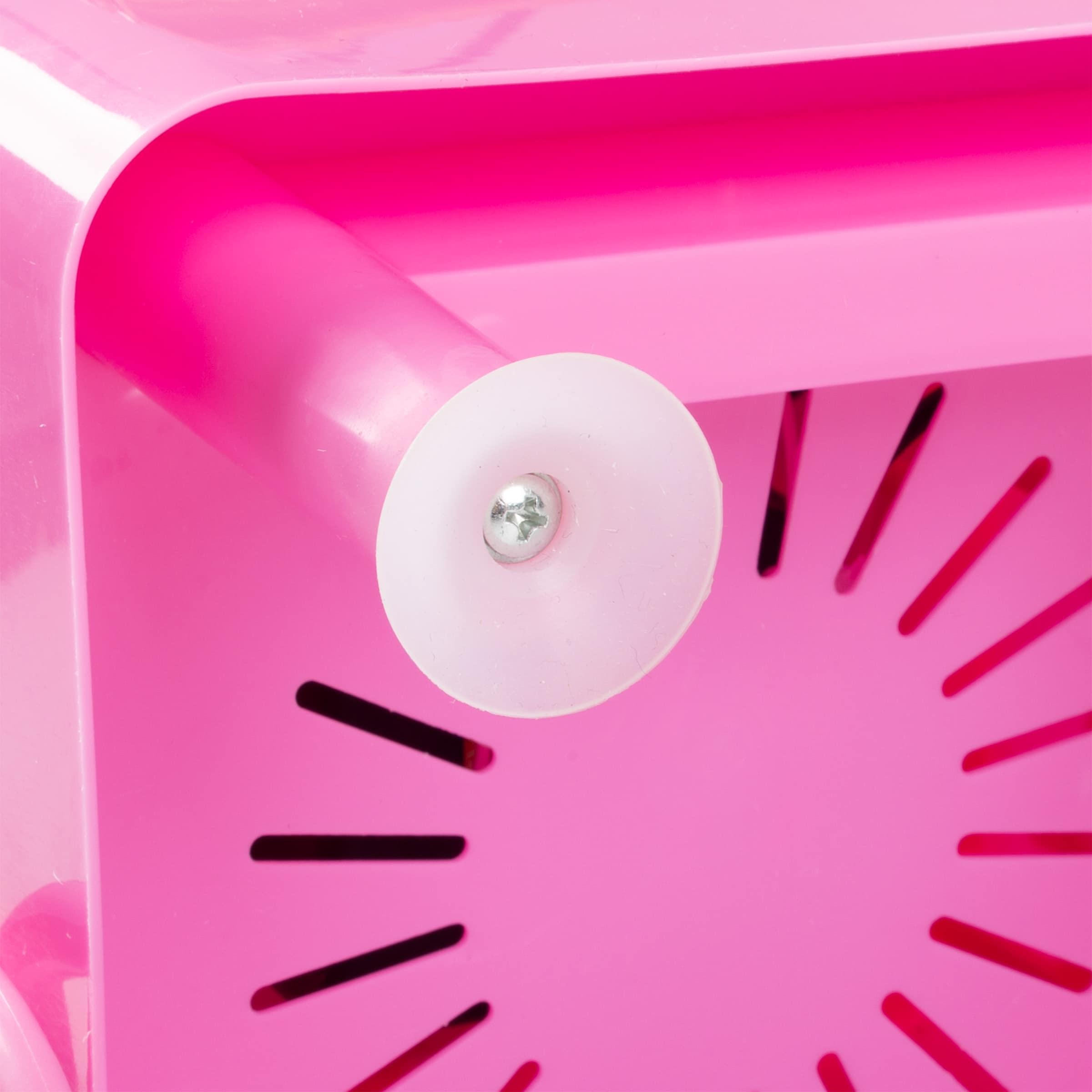 Máquina para hacer algodón de azúcar en rosa para colocar en la encimera (450 vatios) 83-DT6084.