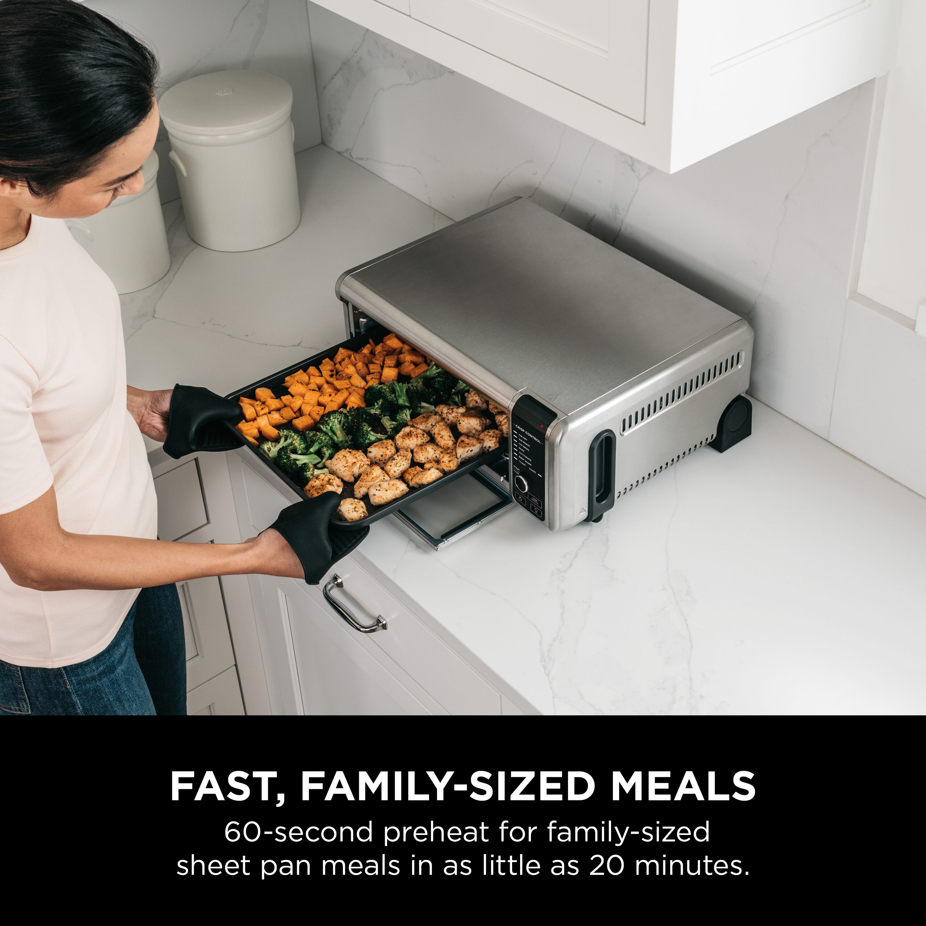 Horno Tostador de Convección Negro Ninja Foodi de 9 Rebanadas con Apagado Automático SP101