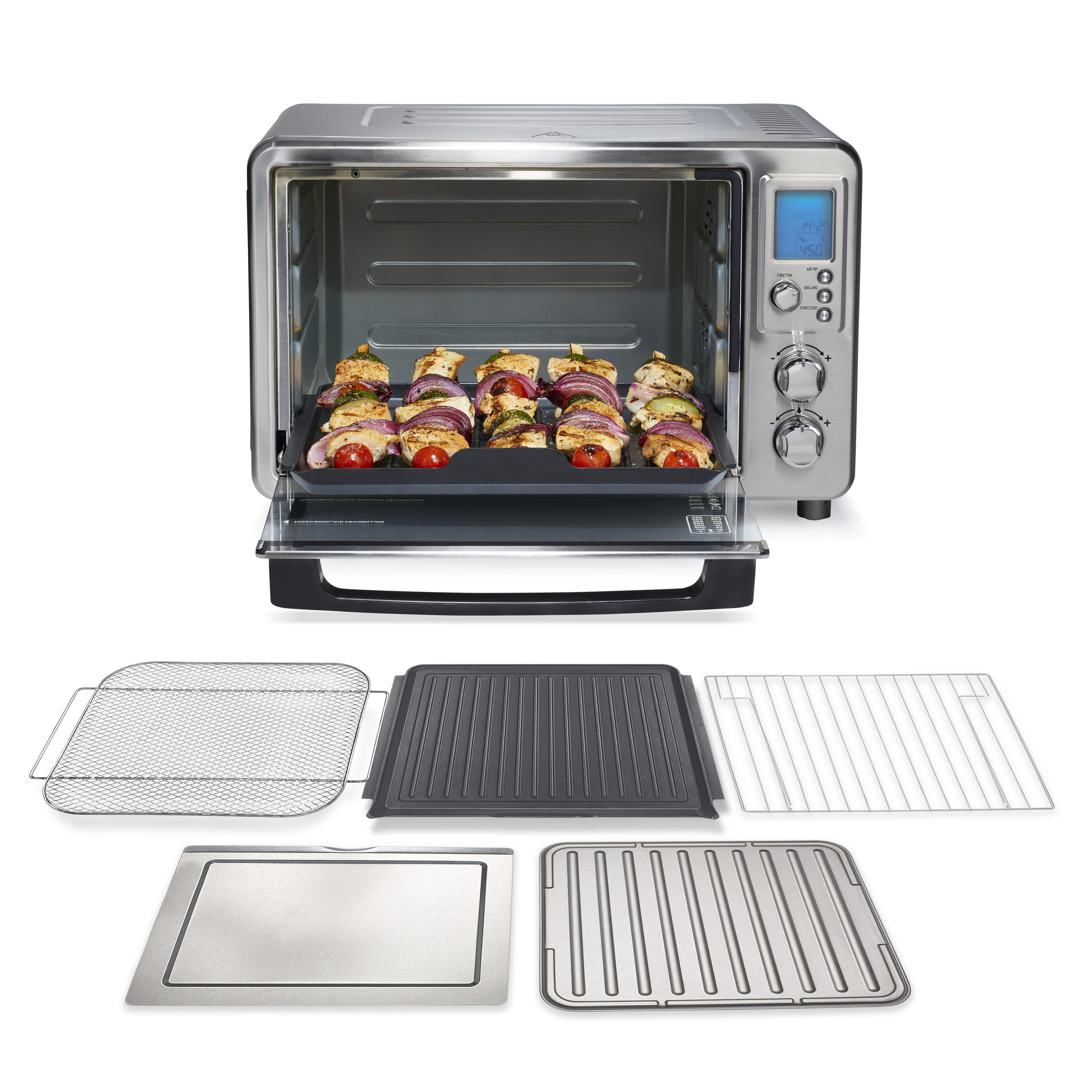 Horno Tostador de Convección de Acero Inoxidable de 4 Rebanadas Hamilton Beach 31395