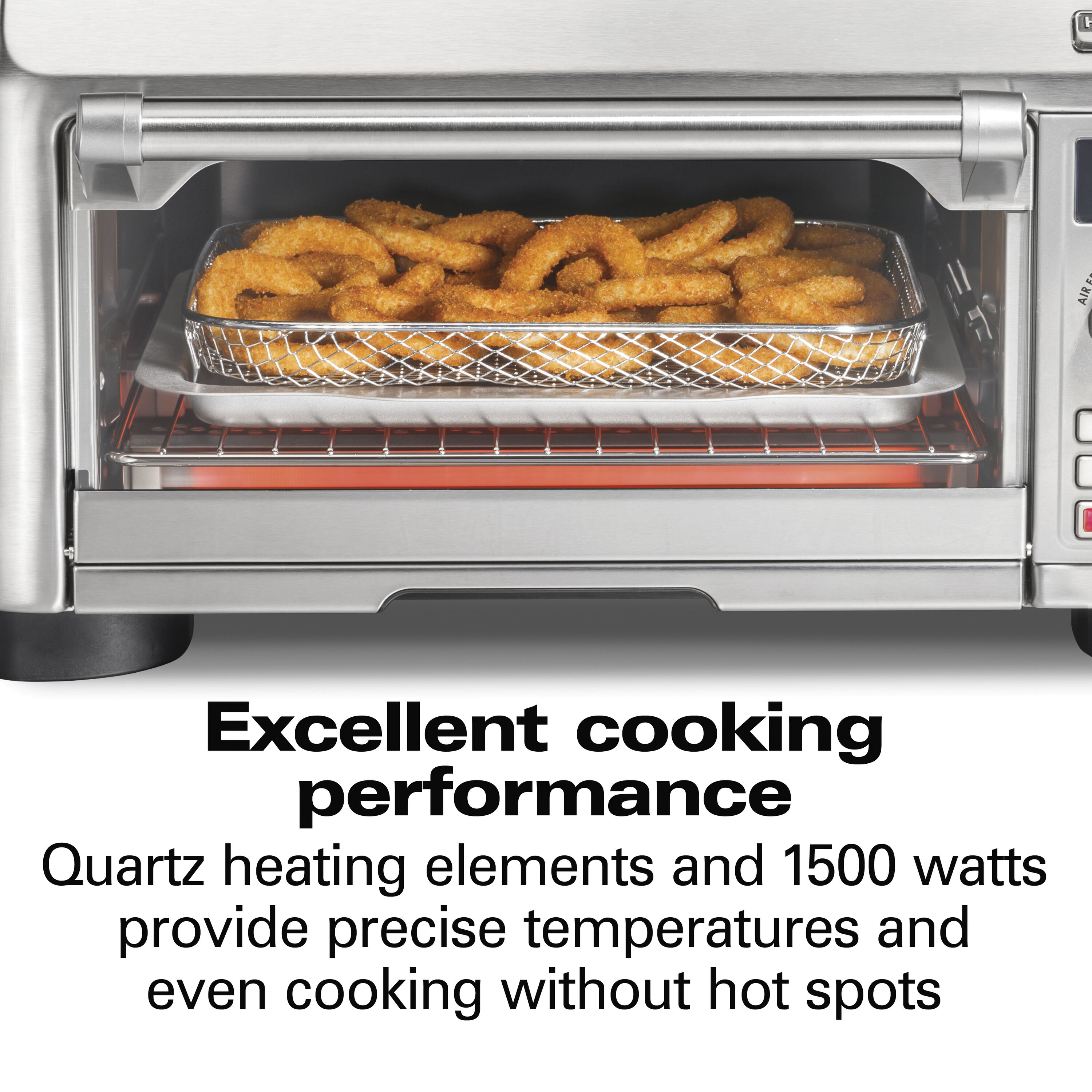 Horno Tostador de Convección de Acero Inoxidable Hamilton Beach Professional de 4 Rebanadas con Apagado Automático 31241