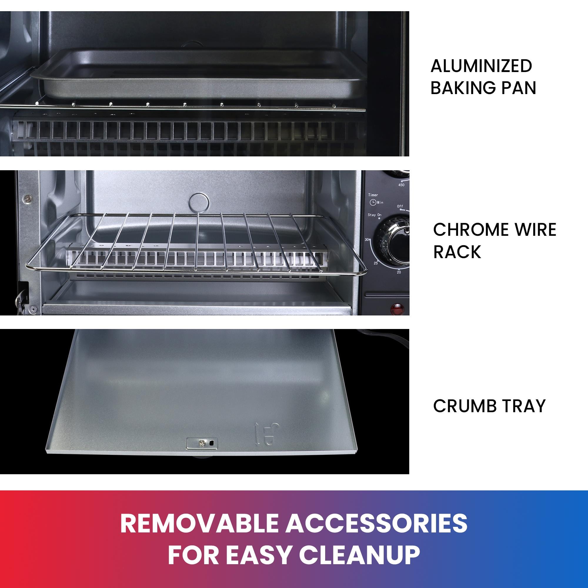 Tostador de 2 rebanadas de acero inoxidable Total Chef Koolatron con ranuras extras anchas y 7 niveles de tostado
