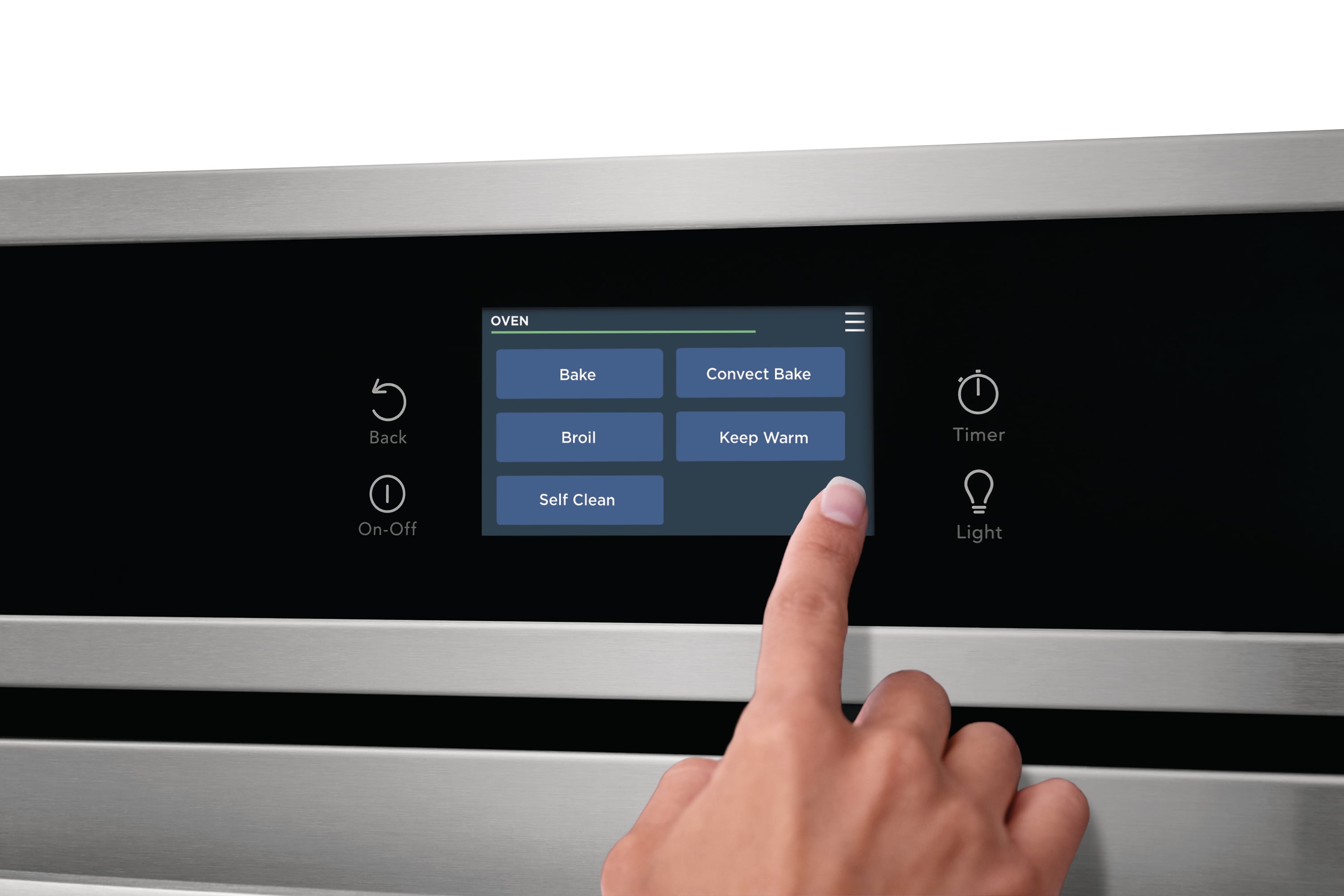 Horno eléctrico de pared Frigidaire de 30 pulgadas con ventilador único y autolimpieza (Acero inoxidable resistente a las huellas dactilares) FCWS302LAF