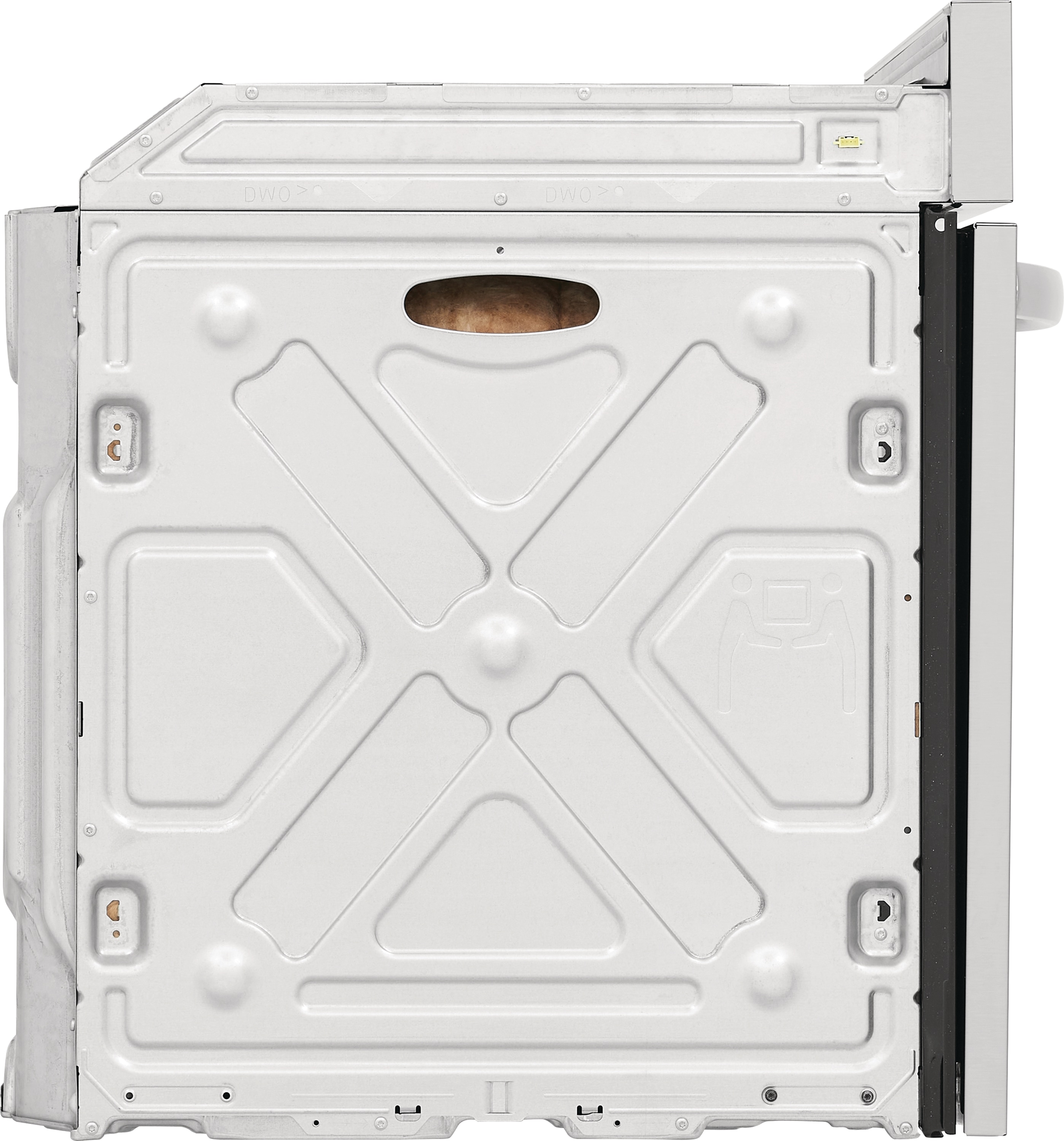 Horno eléctrico de pared Frigidaire de 30 pulgadas con ventilador único y autolimpieza (Acero inoxidable resistente a las huellas dactilares) FCWS302LAF