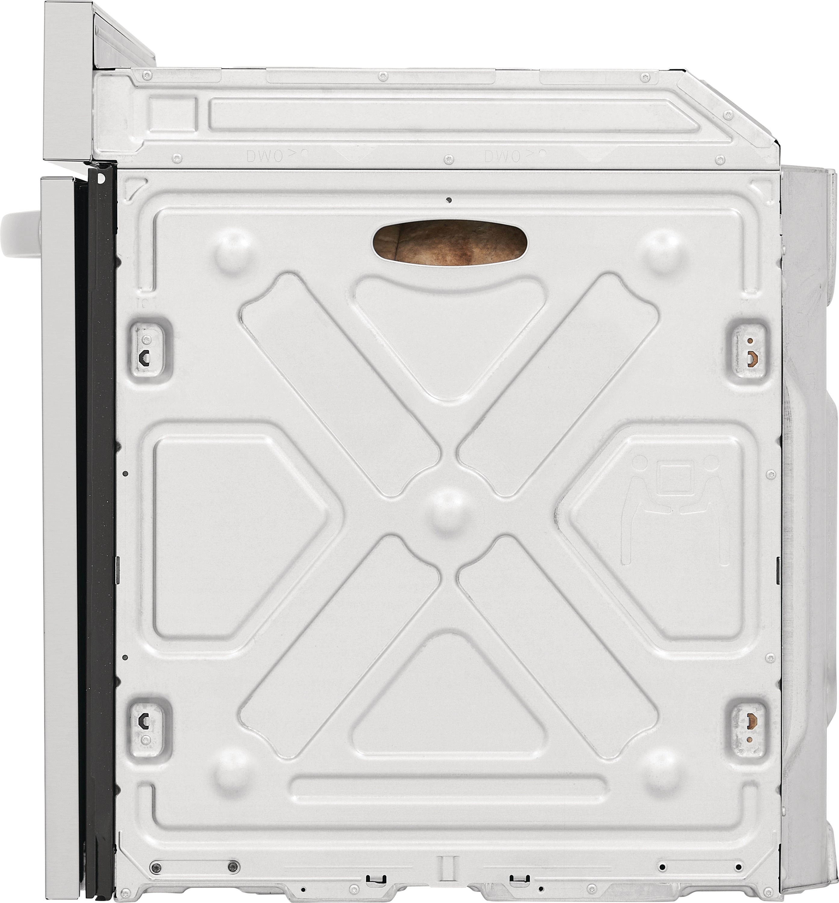 Horno eléctrico de pared Frigidaire de 30 pulgadas con ventilador único y autolimpieza (Acero inoxidable resistente a las huellas dactilares) FCWS302LAF