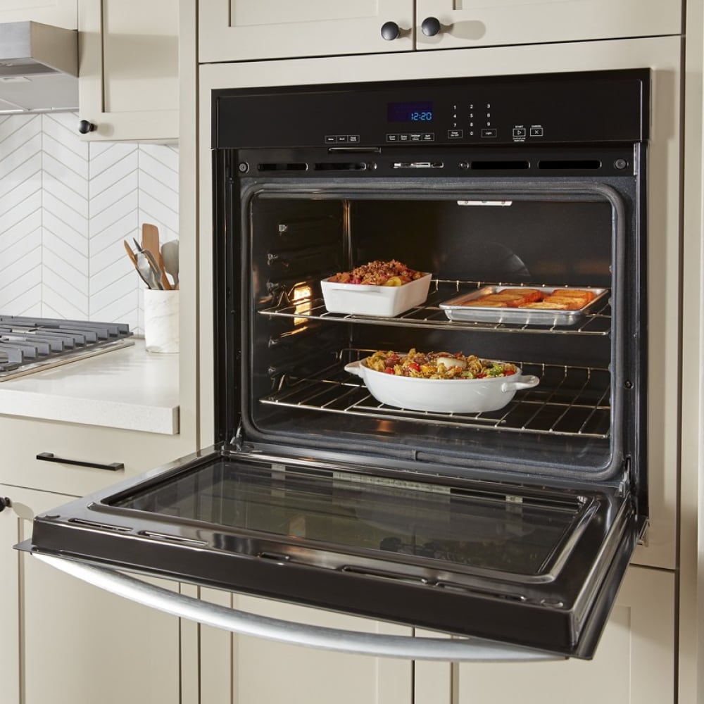 Horno de Pared Eléctrico Whirlpool de 30 pulgadas con Autolimpieza (Acero Inoxidable)