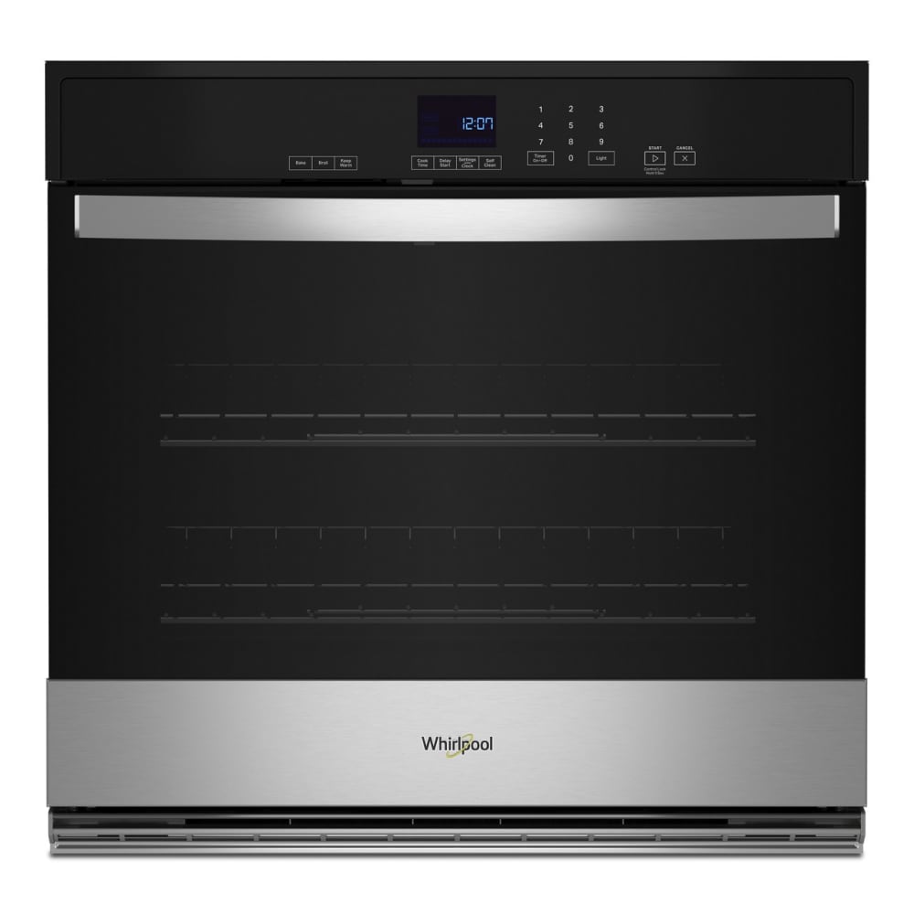Horno de Pared Eléctrico Whirlpool de 30 pulgadas con Autolimpieza (Acero Inoxidable)