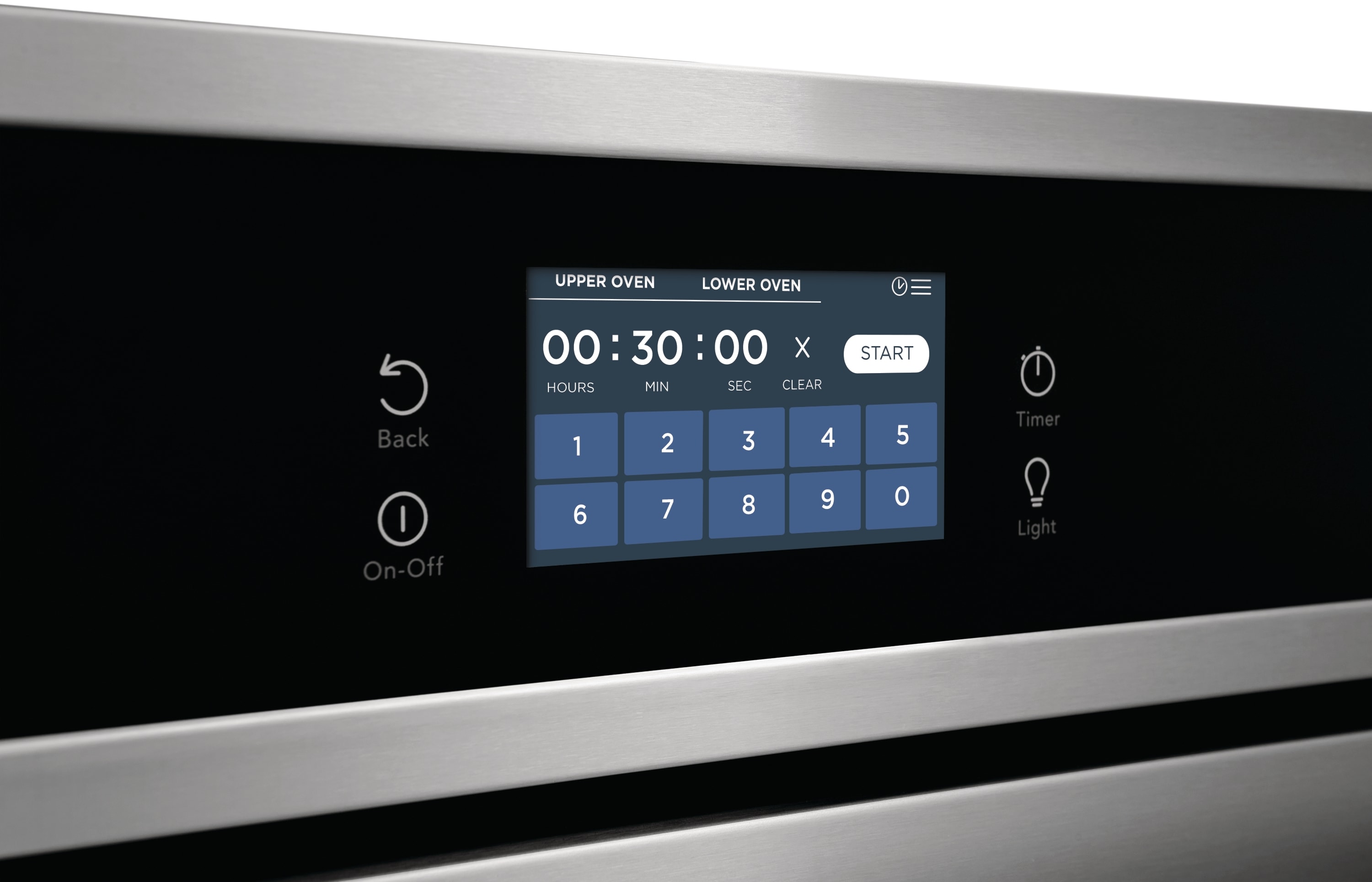 Horno de Pared Eléctrico Doble de 30 pulgadas Frigidaire con Autolimpieza (Acero Inoxidable Resistente a las Huellas Dactilares) FCWD302LAF