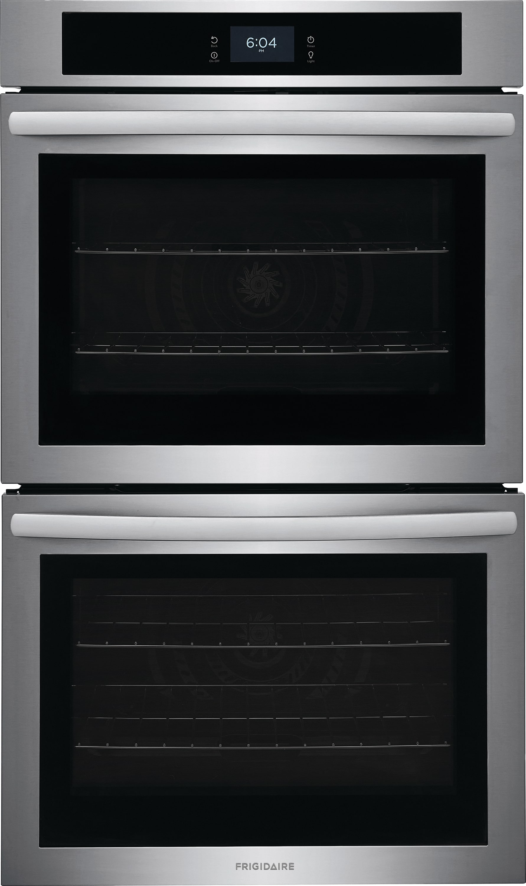 Horno de Pared Eléctrico Doble de 30 pulgadas Frigidaire con Autolimpieza (Acero Inoxidable Resistente a las Huellas Dactilares) FCWD302LAF