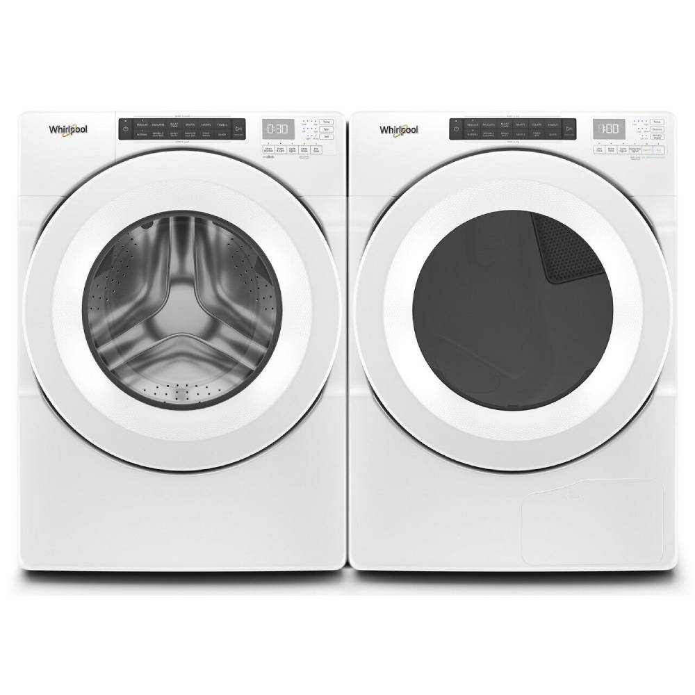 Lavadora de carga frontal apilable de alta eficiencia de 4.3 pies cúbicos (Blanca) ENERGY STAR Whirlpool WFW560CHW