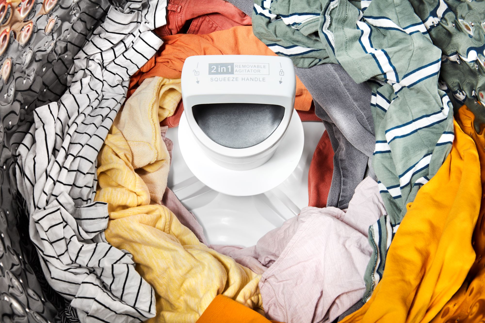 Lavadora de carga superior Whirlpool inteligente con capacidad de 5.3 pies cúbicos, eficiencia alta con agitador o impulsor inteligente compatible, color blanco, certificada por ENERGY STAR WTW8127LW.