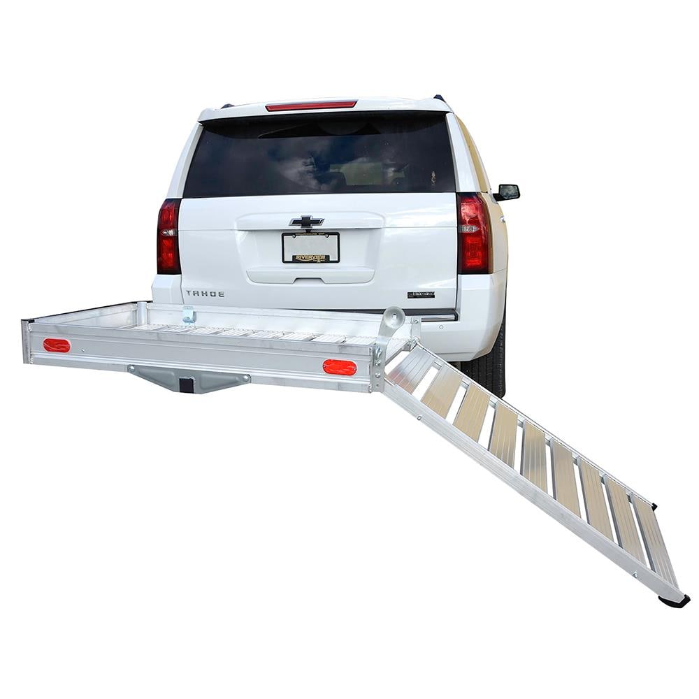 Canasta de carga para enganche de aluminio de 53 pulgadas L x 34 pulgadas W x 7 pulgadas H de Erickson (07494)