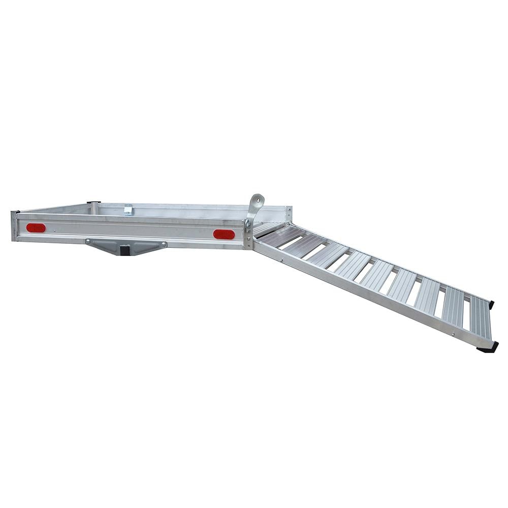 Canasta de carga para enganche de aluminio de 53 pulgadas L x 34 pulgadas W x 7 pulgadas H de Erickson (07494)