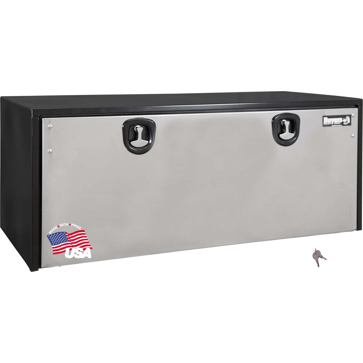 Caja de herramientas para camión de acero negro de 36 pulgadas x 18 pulgadas x 18 pulgadas de Buyers Products