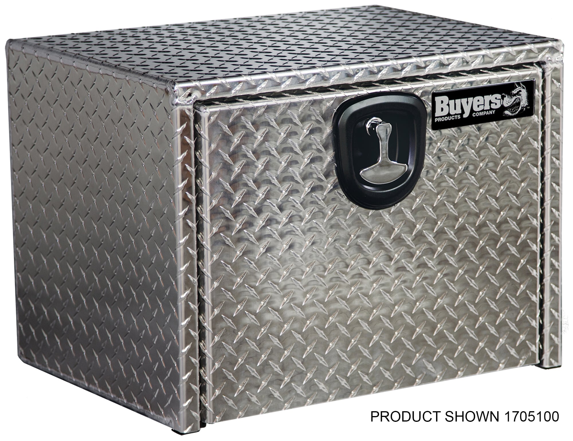 Caja de herramientas para camión de aluminio de medidas 24 pulgadas x 18 pulgadas x 18 pulgadas de Buyers Products