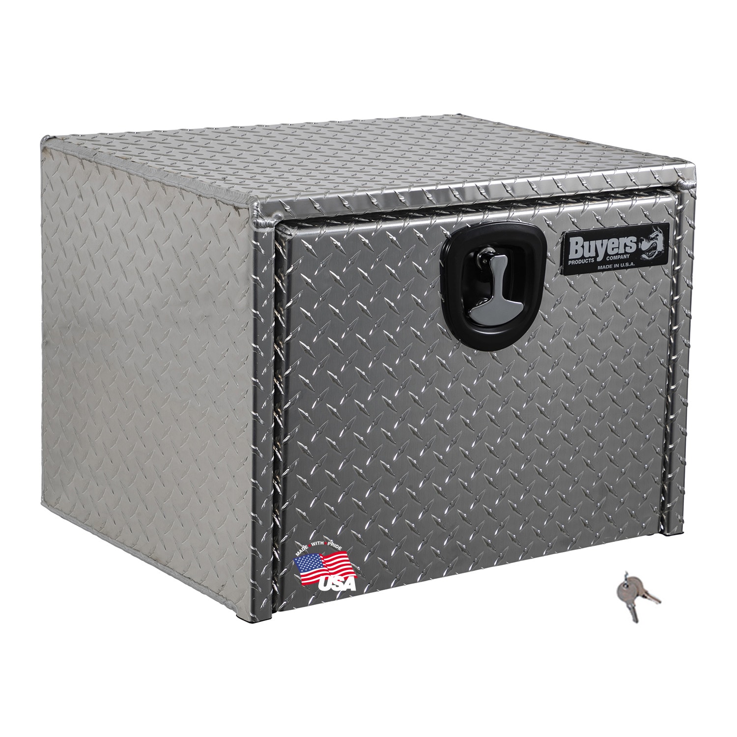 Caja de herramientas para camión de aluminio de medidas 24 pulgadas x 18 pulgadas x 18 pulgadas de Buyers Products