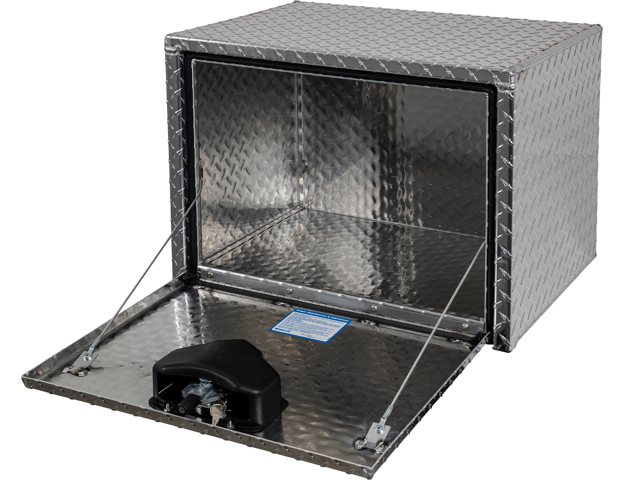 Caja de herramientas para camión de aluminio de medidas 24 pulgadas x 18 pulgadas x 18 pulgadas de Buyers Products