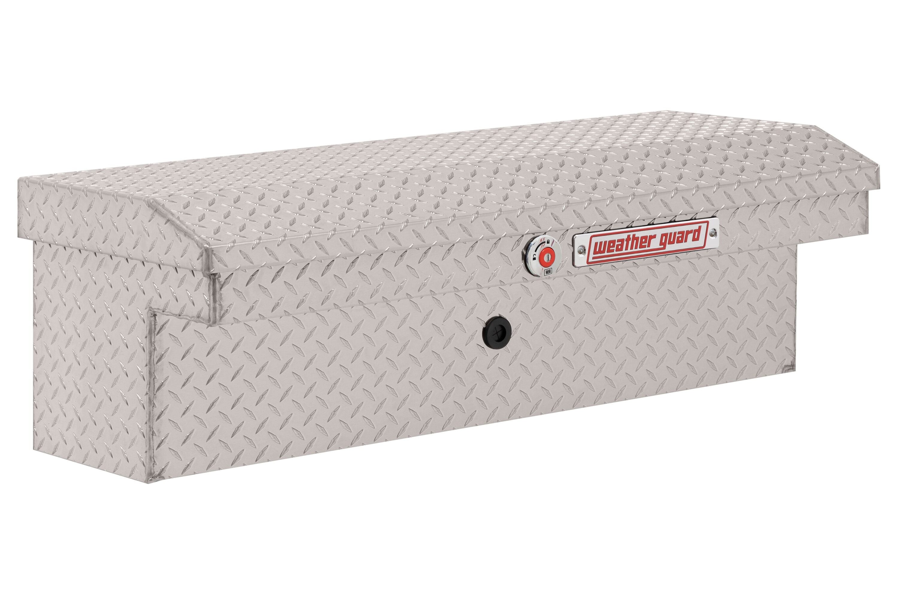 Caja de herramientas lateral de aluminio para camión de montaje lateral WEATHER GUARD de 41 pulgadas x 17 pulgadas x 13 pulgadas 180-0-04