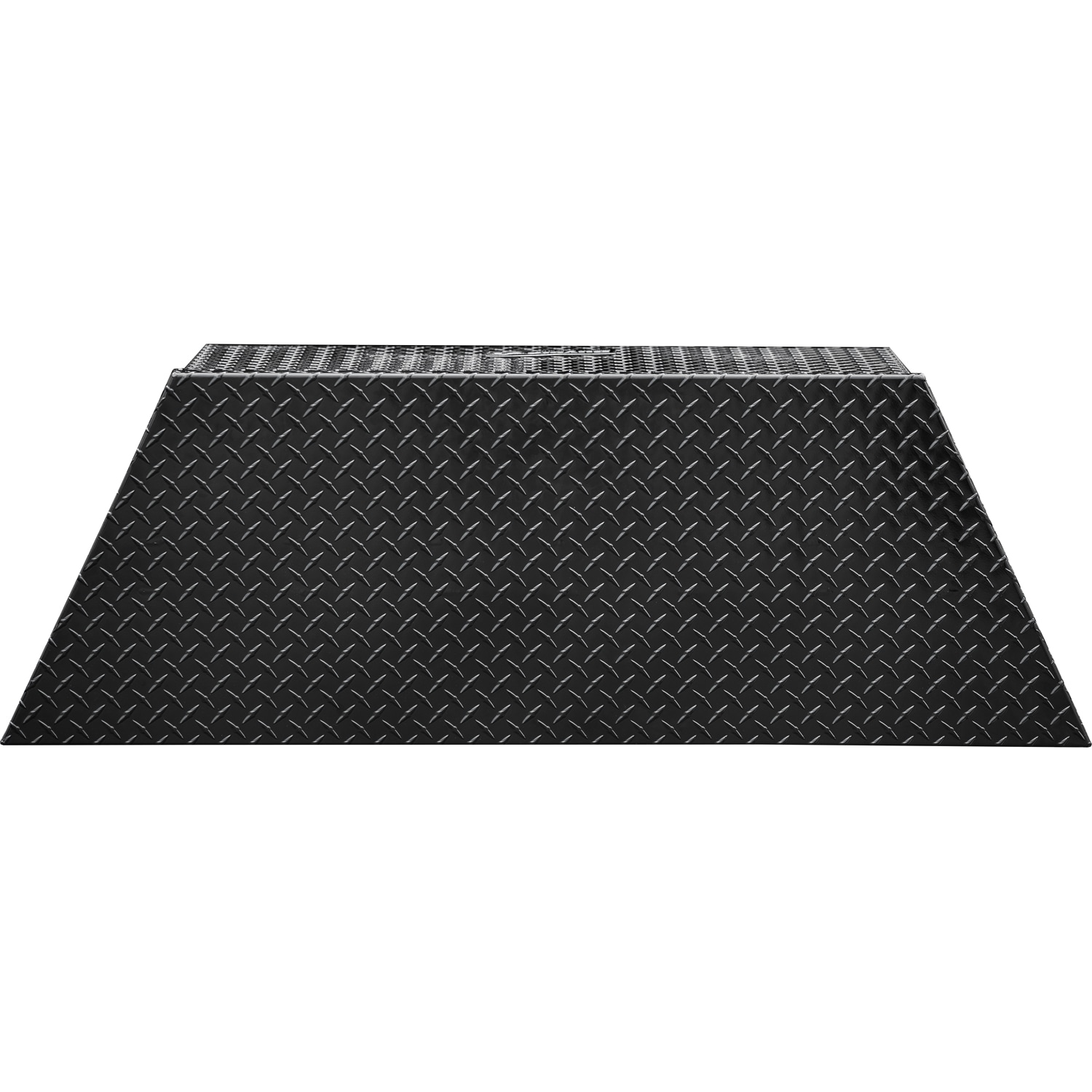 Caja de herramientas negra para remolque de aluminio con patrón de diamante de 15.24 pulgadas x 35.22 pulgadas x 14.83 pulgadas de Buyers Products