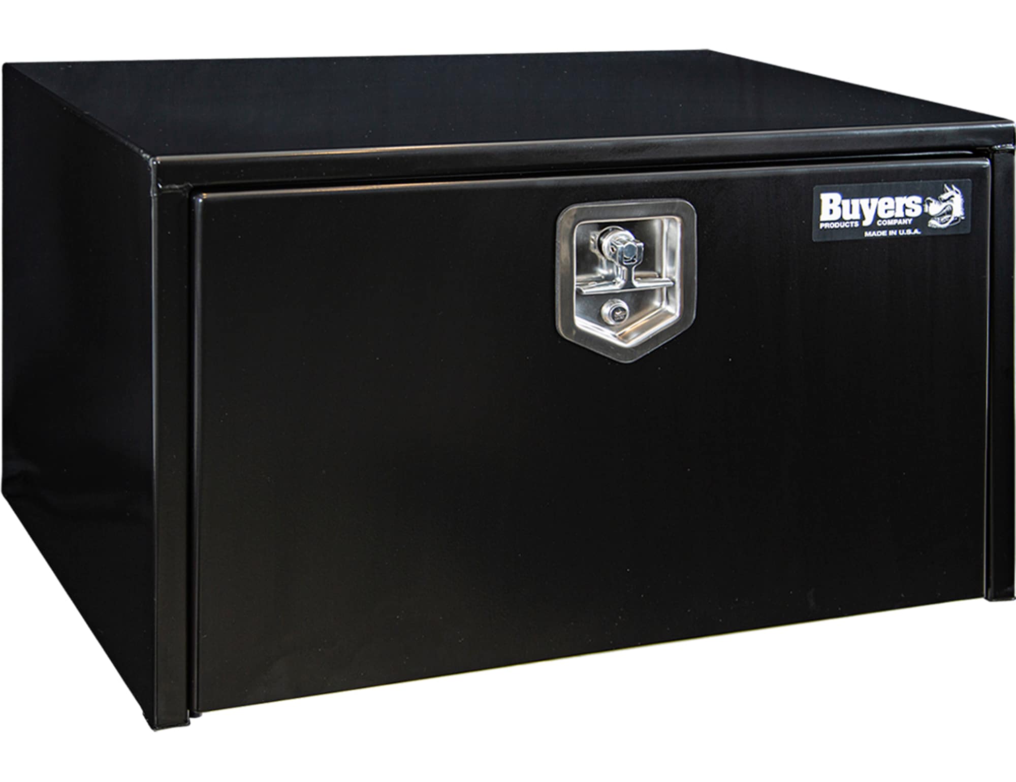 Caja de herramientas para camión de acero negro para debajo del cuerpo de 30 pulgadas x 18 pulgadas x 18 pulgadas de Buyers Products