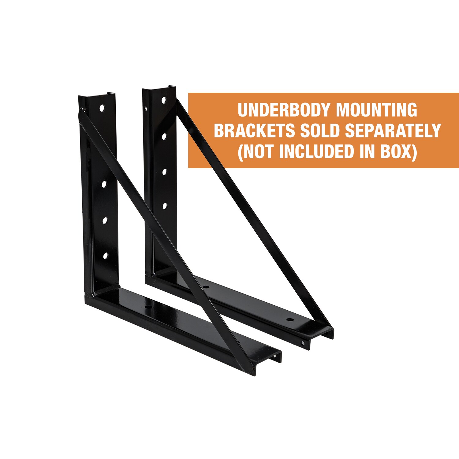 Caja de herramientas para camión de acero negro para debajo del cuerpo de 30 pulgadas x 18 pulgadas x 18 pulgadas de Buyers Products