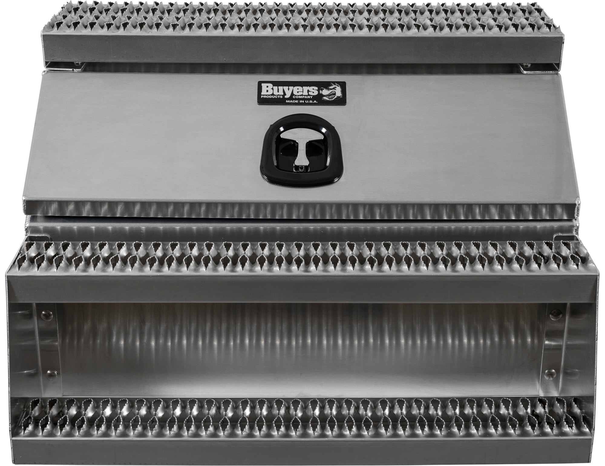 Caja de herramientas para camión de aluminio liso de 36.2 pulgadas x 28.5 pulgadas x 23.3 pulgadas - Producto para compradores 1705284