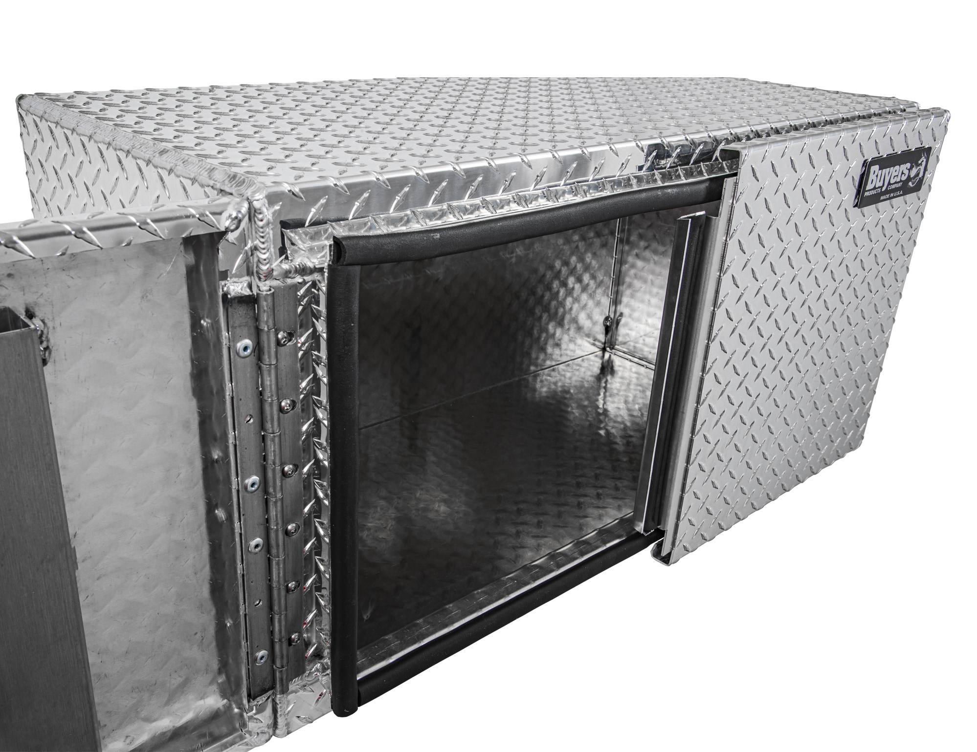 Caja de herramientas para camión de aluminio con patrón de diamante de 36 pulgadas x 24 pulgadas x 24 pulgadas de Buyers Products
