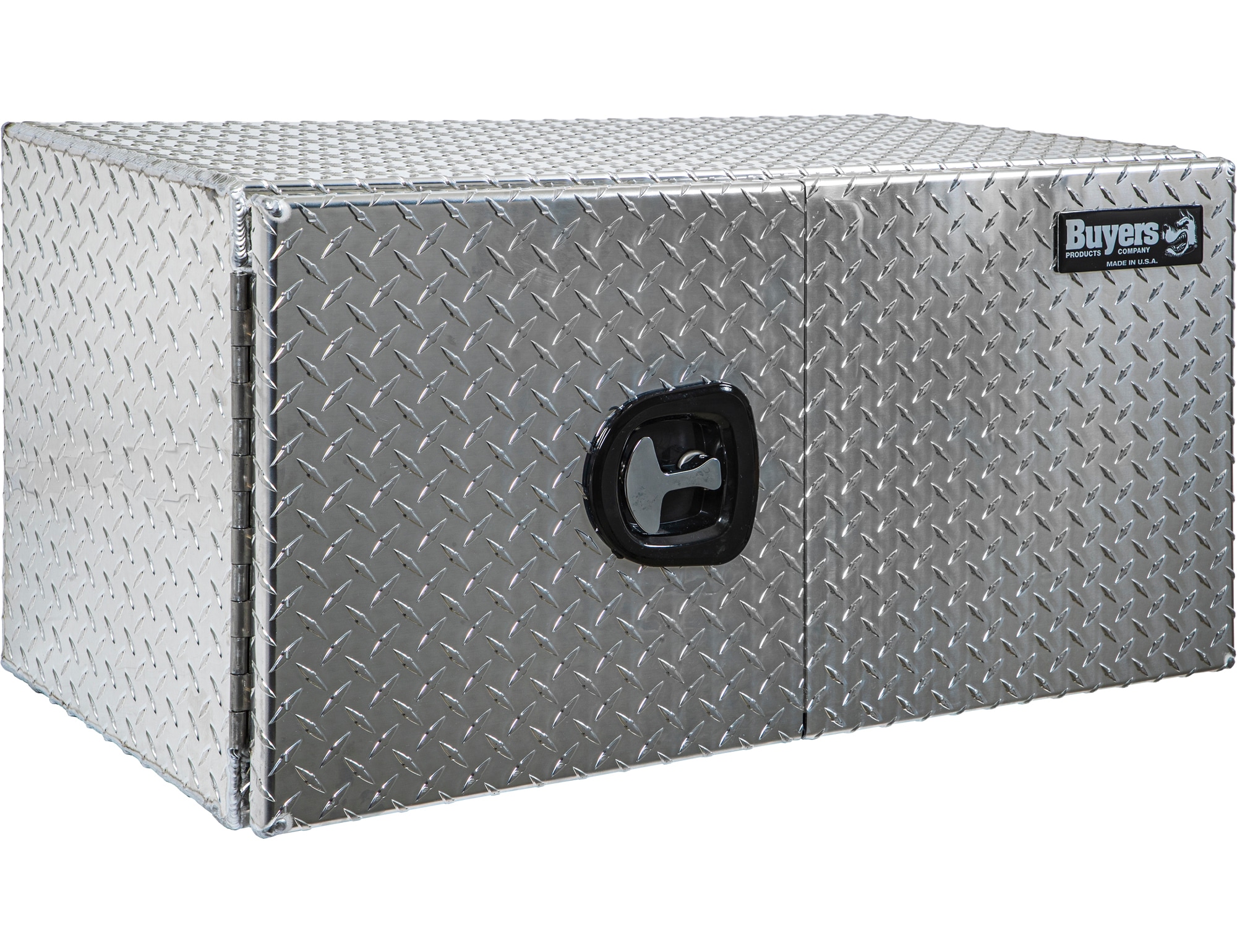 Caja de herramientas para camión de aluminio con patrón de diamante de 36 pulgadas x 24 pulgadas x 24 pulgadas de Buyers Products