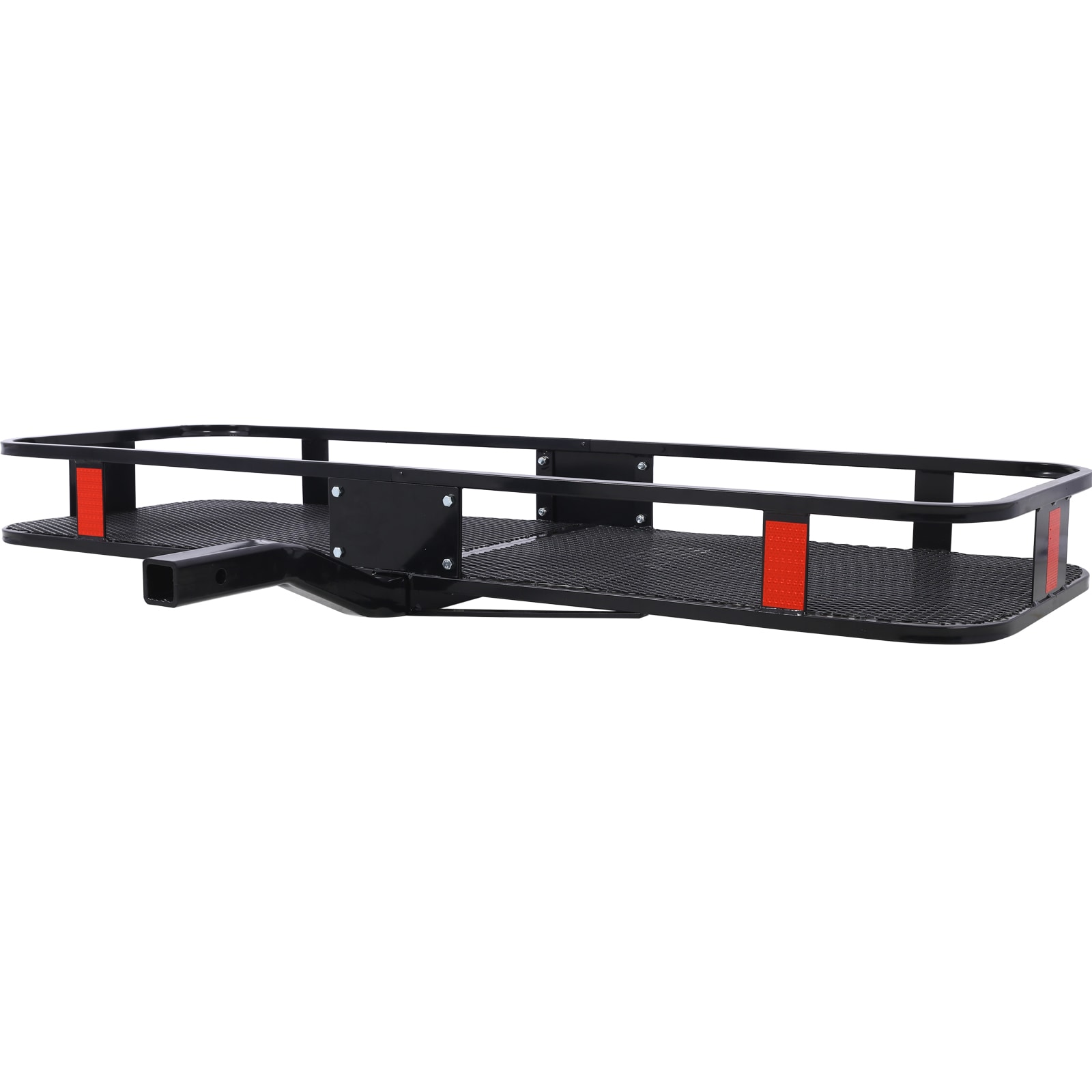 Cesta Portaequipajes con Montaje en el Enganche de Remolque + Bolsa de Carga Impermeable 60 pulgadas L x 38.2 pulgadas W x 6 pulgadas H Canasto de carga de remolque de acero GH-QP214-175