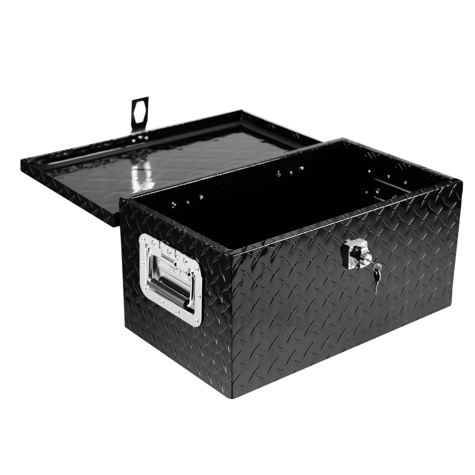 Caja de herramientas para camión de aluminio negro Kahomvis de 20 pulgadas x 11.8 pulgadas x 9.3 pulgadas YS-QP214-471
