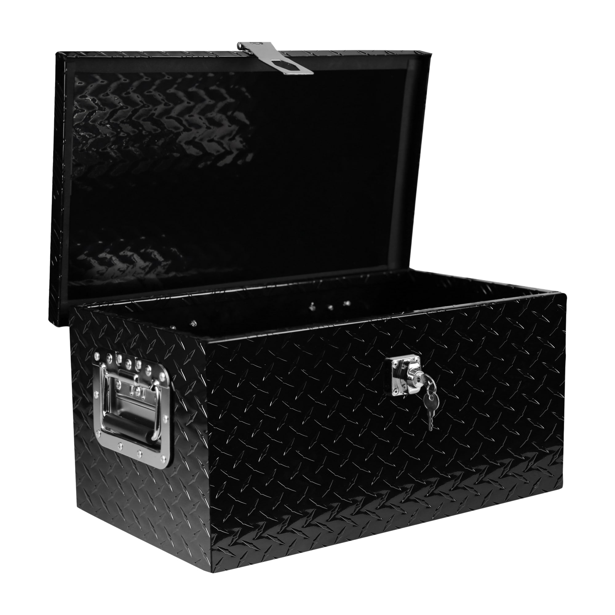 Caja de herramientas para camión de aluminio negro Kahomvis de 20 pulgadas x 11.8 pulgadas x 9.3 pulgadas YS-QP214-471