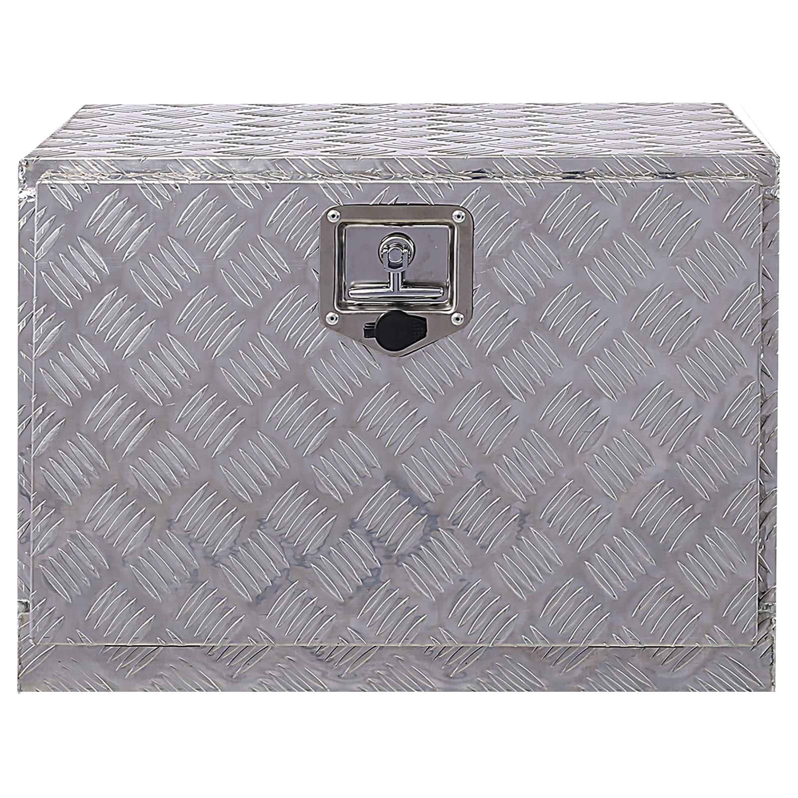 Caja de herramientas para camioneta bajo el chasis de aluminio plateado de 24 pulgadas x 17.3 pulgadas x 17.7 pulgadas Maocao Hoom BH81858