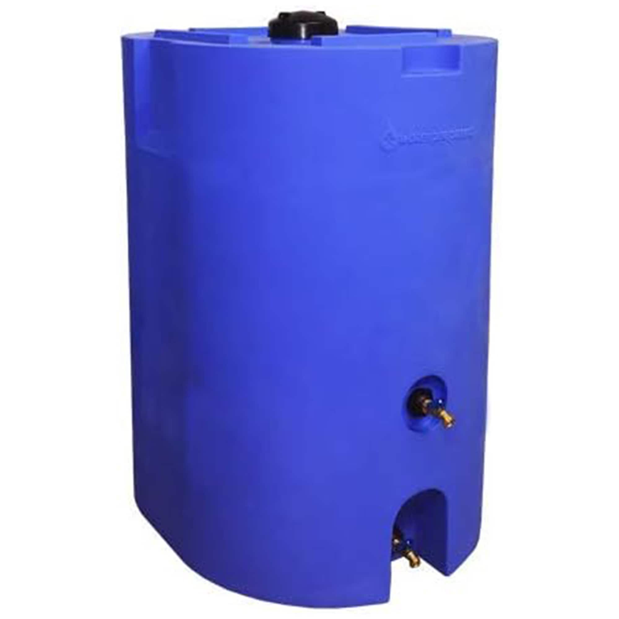 Tanque de Transferencia de Camión de Polietileno Azul Redondo de 160 Galones WaterPrepared