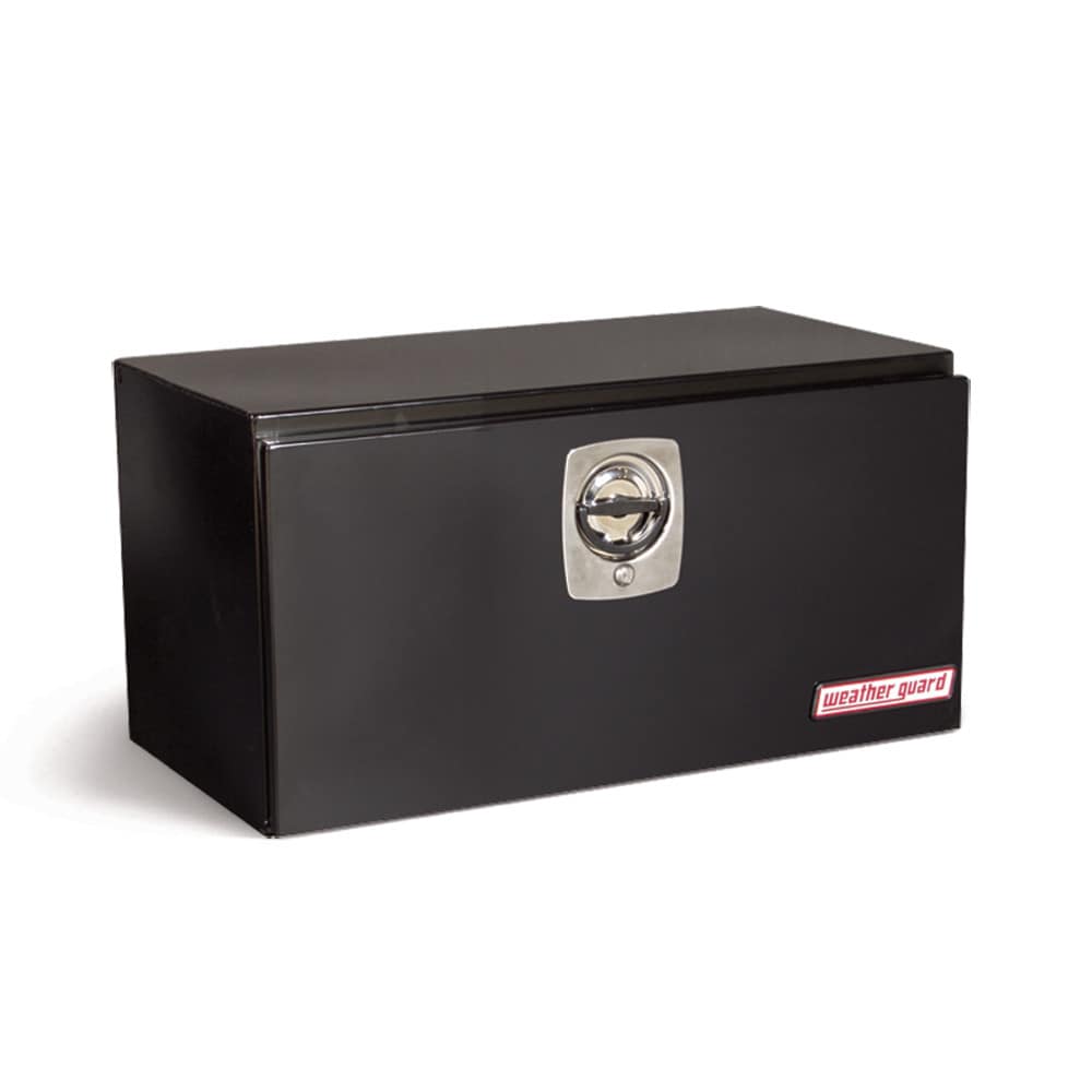 Caja de herramientas para camión de acero negro brillante Weather Guard de 30.125 pulgadas x 18.125 pulgadas x 18.25 pulgadas 530-5-02.