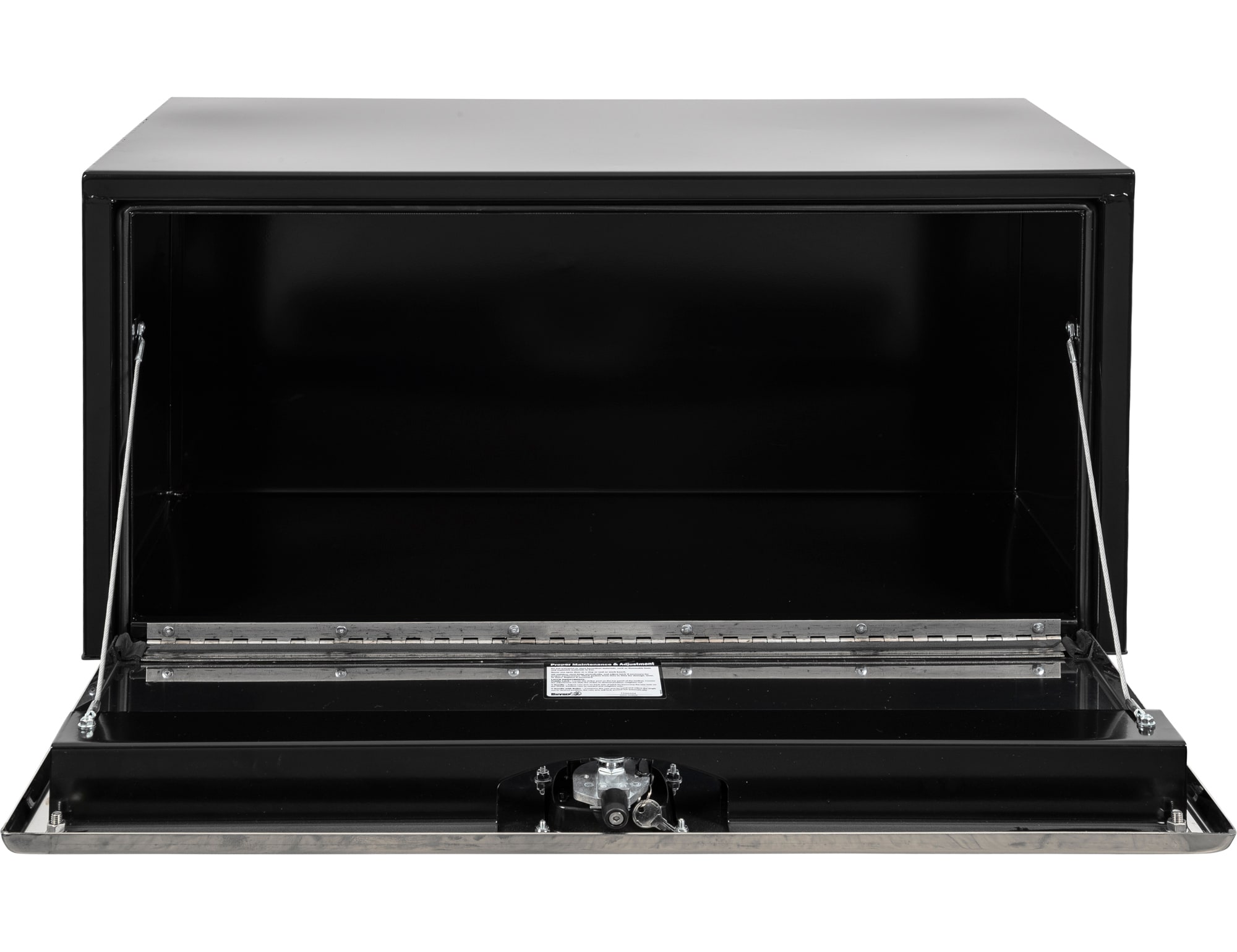 Caja de herramientas para camión bajo de acero negro de 36 pulgadas x 18 pulgadas x 18 pulgadas de Buyers Products