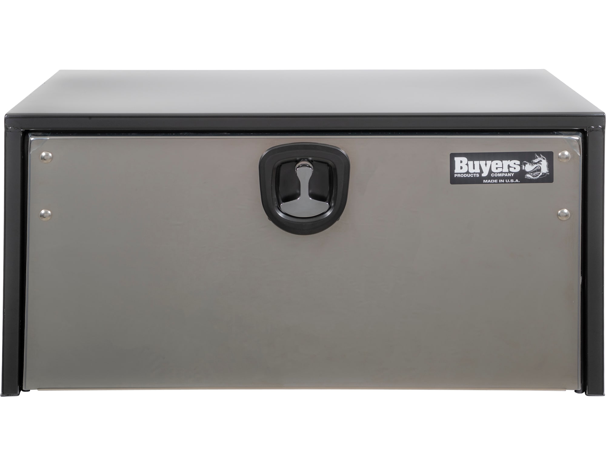 Caja de herramientas para camión bajo de acero negro de 36 pulgadas x 18 pulgadas x 18 pulgadas de Buyers Products