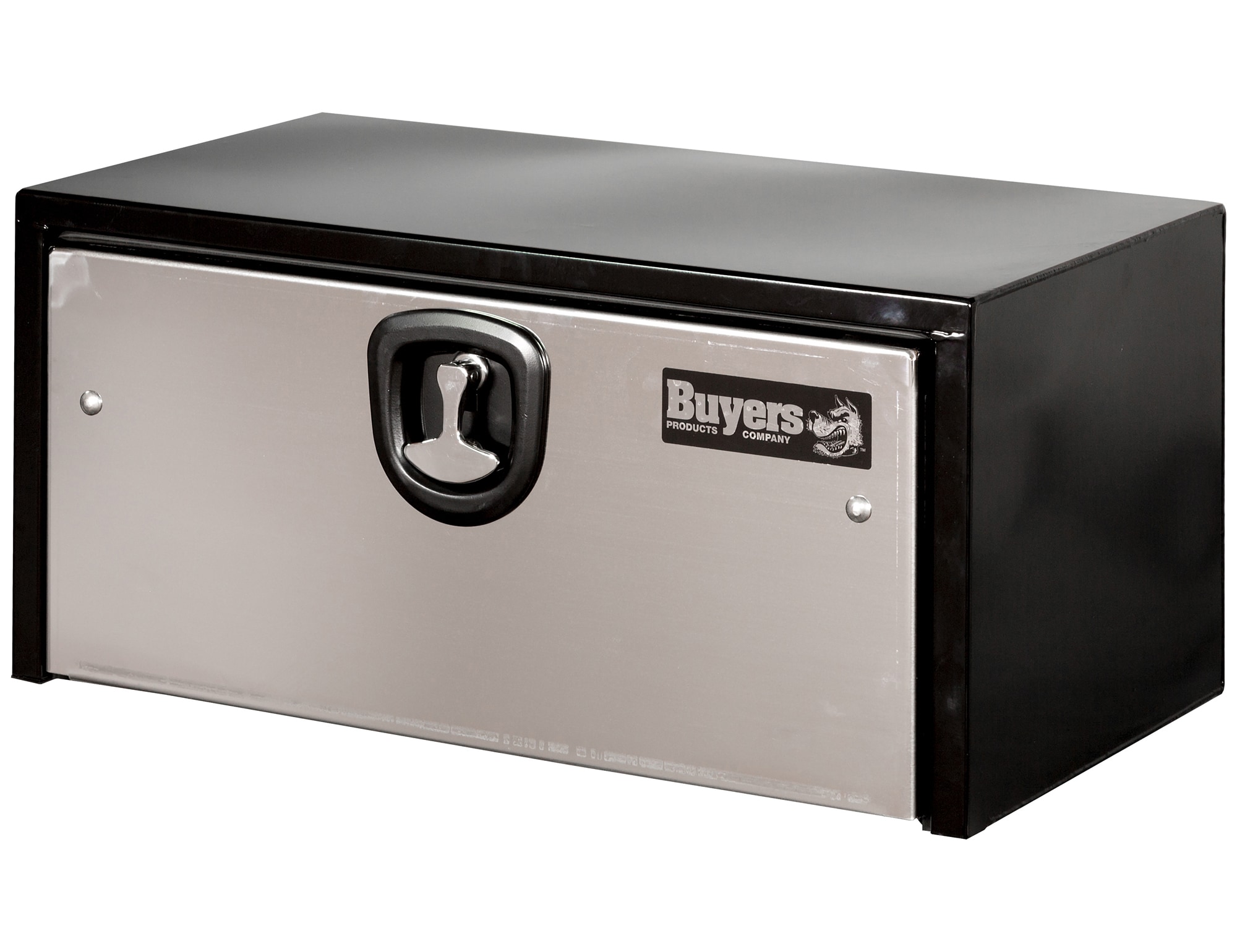Caja de herramientas para camión bajo de acero negro de 36 pulgadas x 18 pulgadas x 18 pulgadas de Buyers Products