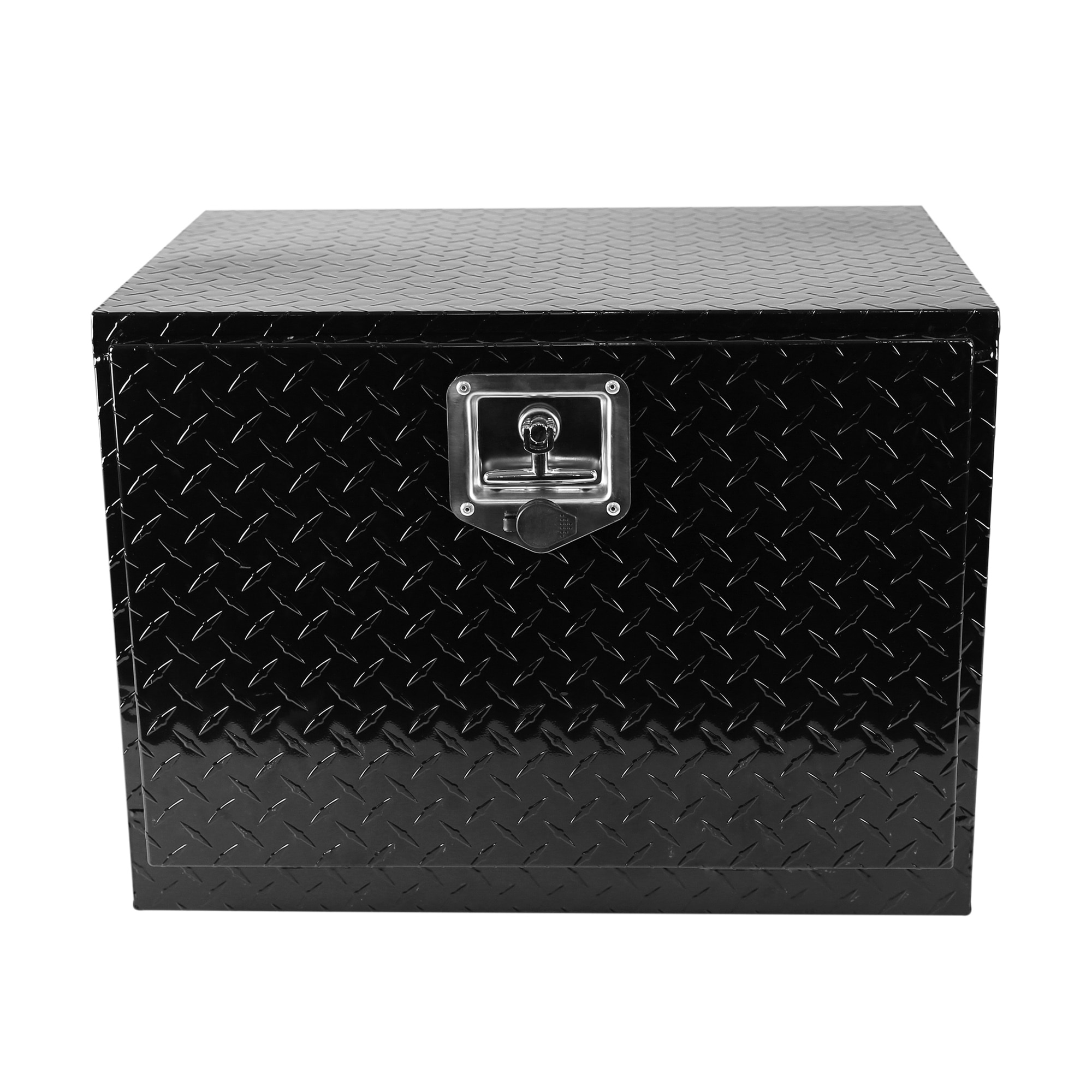 Caja de herramientas lateral para camioneta de aluminio negro de montaje lateral Kahomvis 24.2 pulgadas x 17.1 pulgadas x 17.9 pulgadas YS-QPW1-140