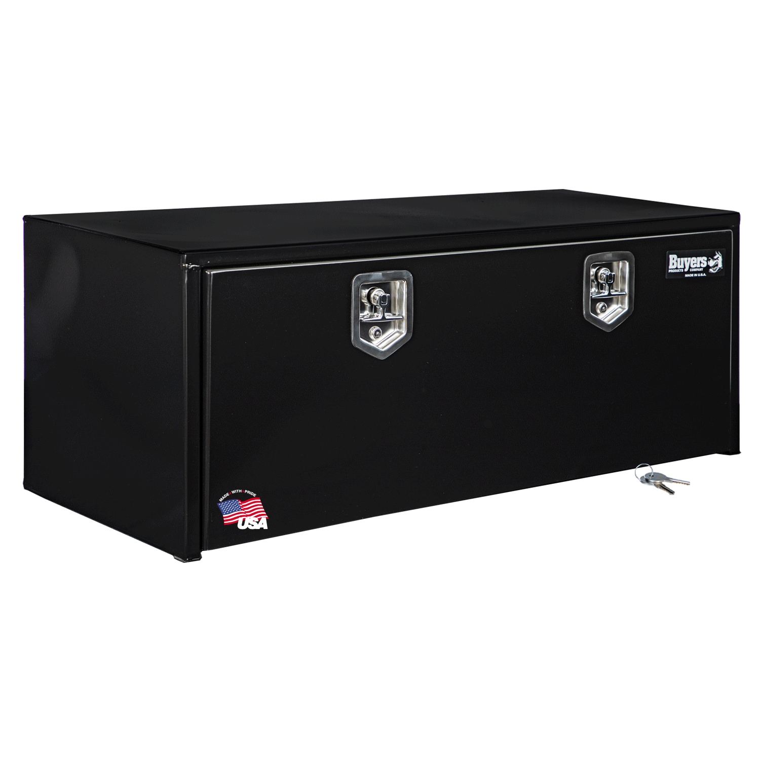 Caja de herramientas para camión de acero negro de 48 pulgadas x 18 pulgadas x 18 pulgadas de Buyers Products