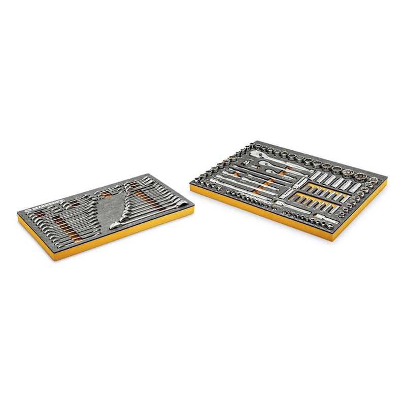Set de herramientas mecánicas GEARWRENCH 120XP de 1/4 in., 3/8 in. y 1/2 in. con almacenamiento de EVA (126 piezas) - 8307182999CB