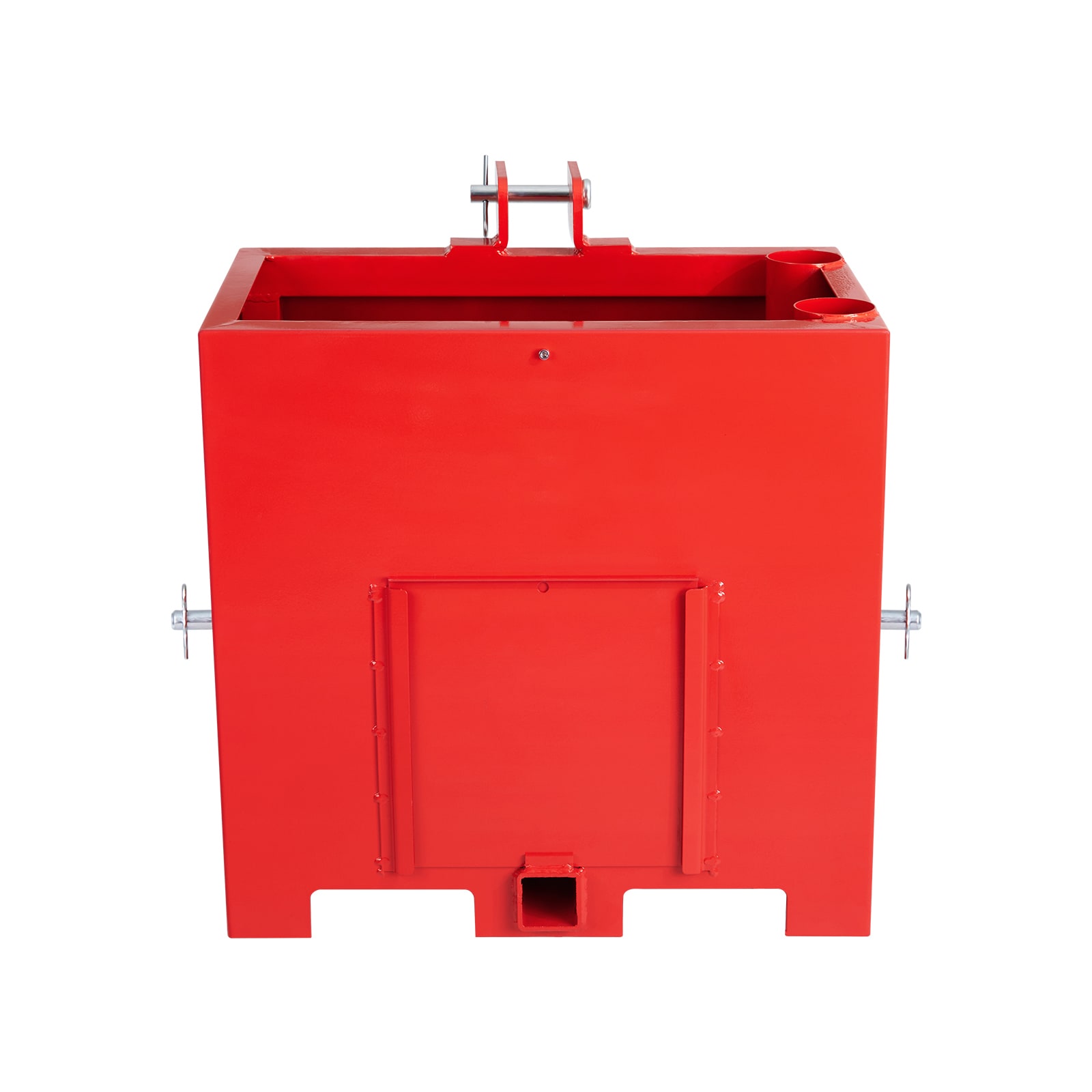 Caja de herramientas lateral para camioneta de acero negro de 24.8 pulgadas x 19.6 pulgadas x 26.1 pulgadas