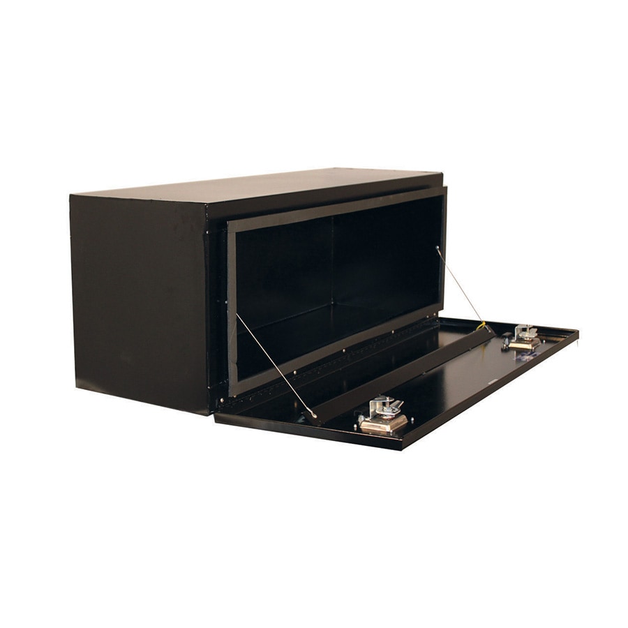 Caja de herramientas para camioneta Top mount de acero recubierto en polvo negro de 48 pulgadas x 17 pulgadas x 18 pulgadas Mejor construida